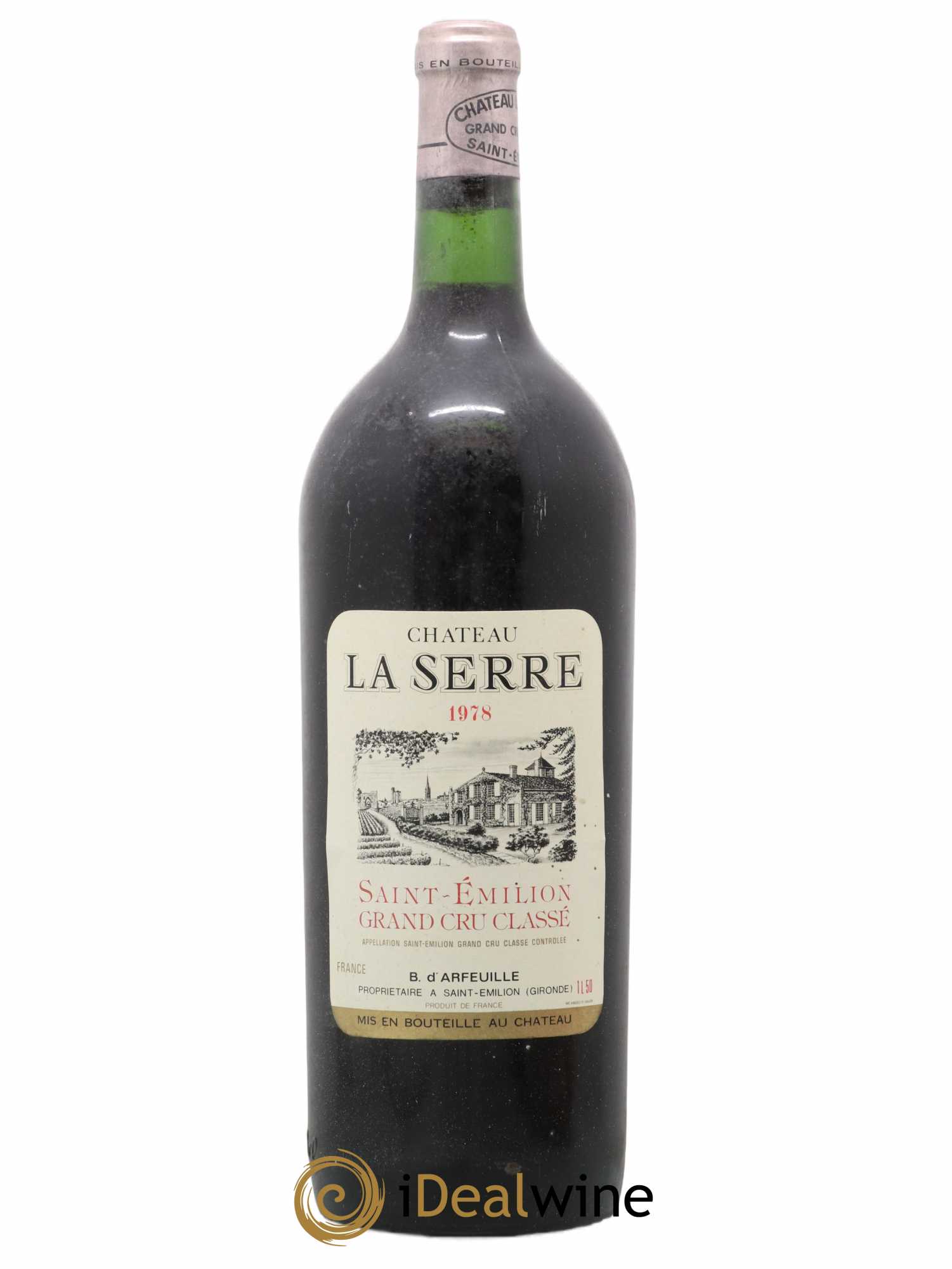 Château la Serre Grand Cru Classé 1978 - Lot de 1 magnum - 0