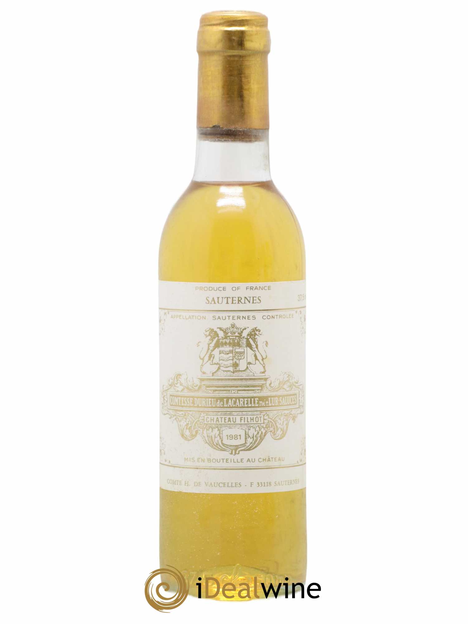 Château Filhot 2ème Grand Cru Classé 1981 - Lotto di 1 mezza bottiglia - 0