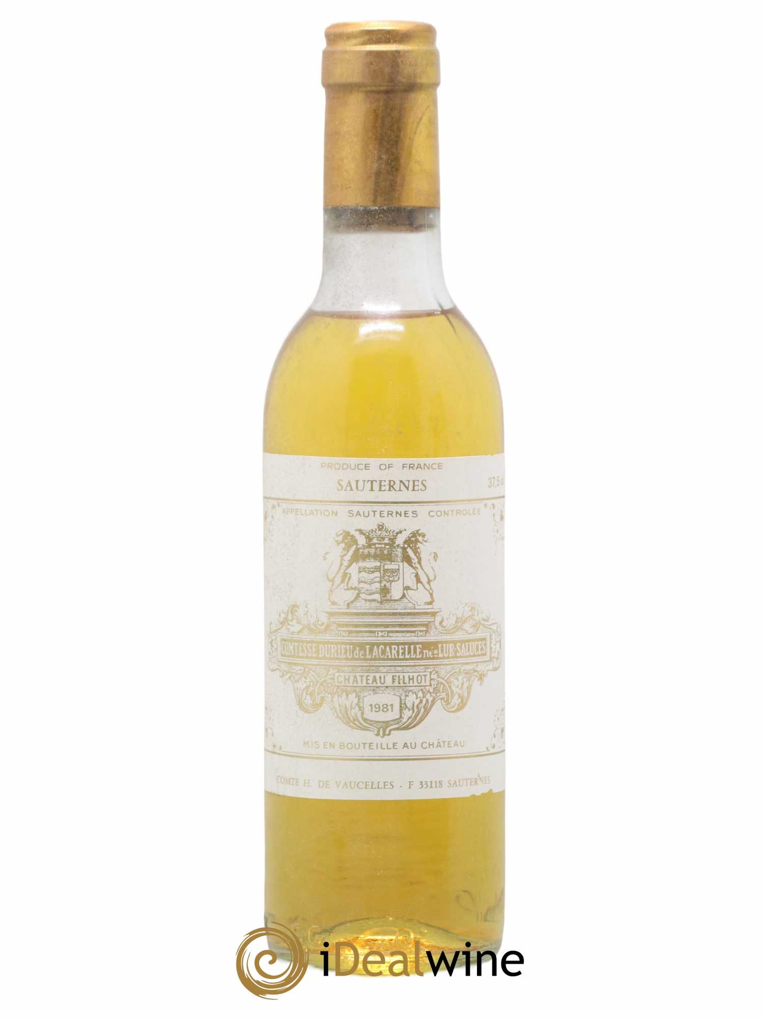 Château Filhot 2ème Grand Cru Classé 1981 - Lotto di 1 mezza bottiglia - 0