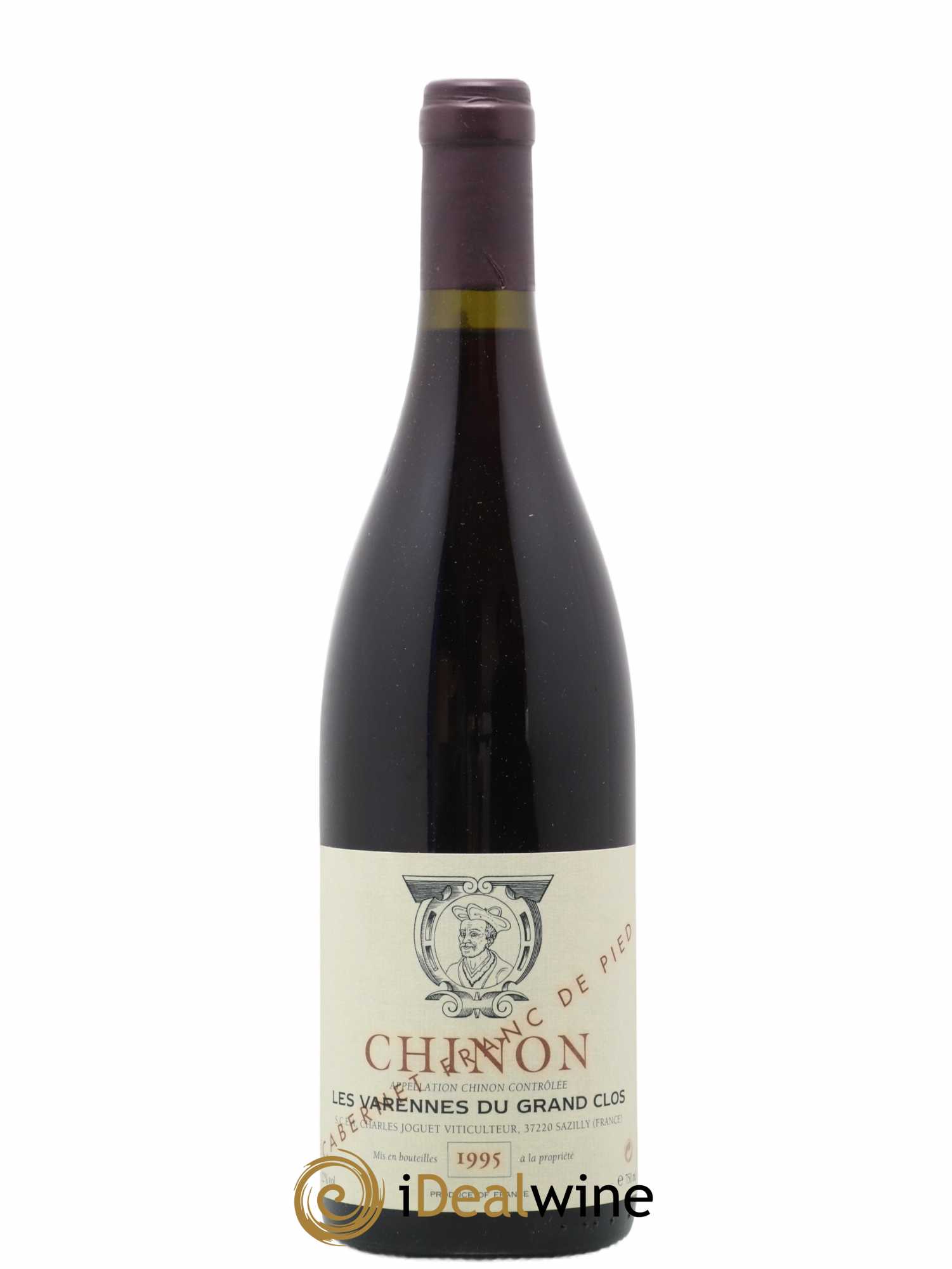 Chinon Les Varennes du Grand Clos Charles Joguet Cabernet Franc de Pied 1995 - Lot de 1 bouteille - 0