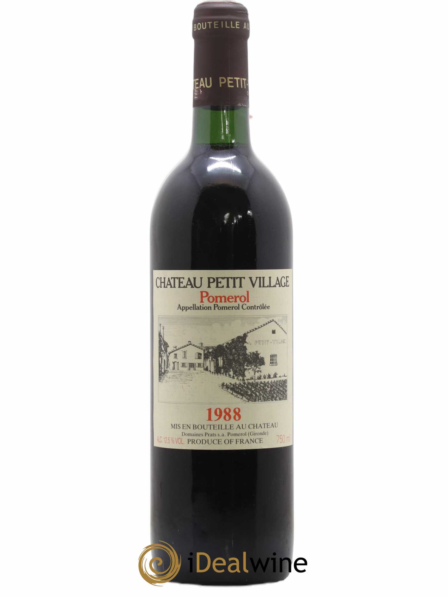 Château Petit Village 1988 - Lot de 1 bouteille - 0