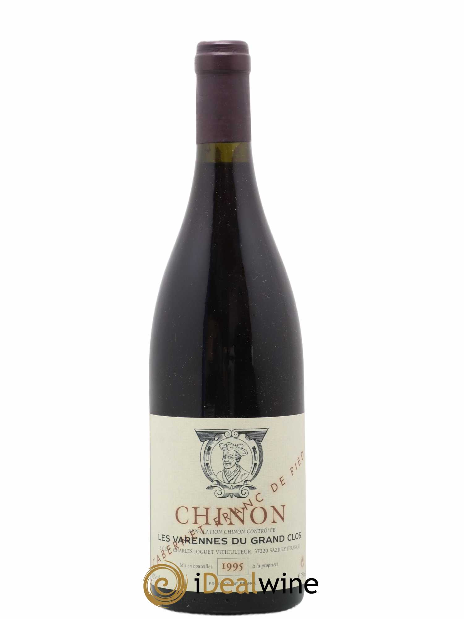 Chinon Les Varennes du Grand Clos Charles Joguet Cabernet Franc de Pied 1995 - Lot de 1 bouteille - 0