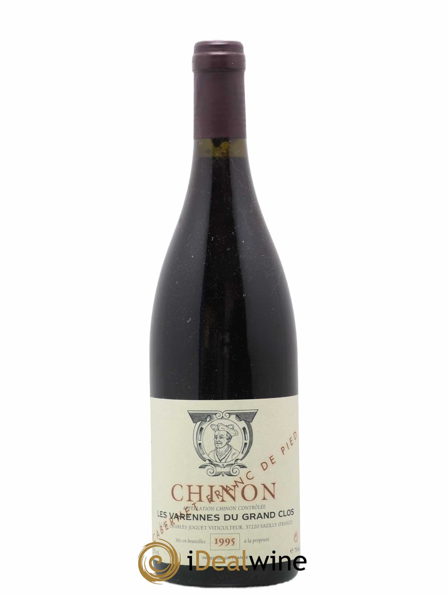 Chinon Les Varennes du Grand Clos Charles Joguet Cabernet Franc de Pied 1995 - Lot de 1 bouteille - 0