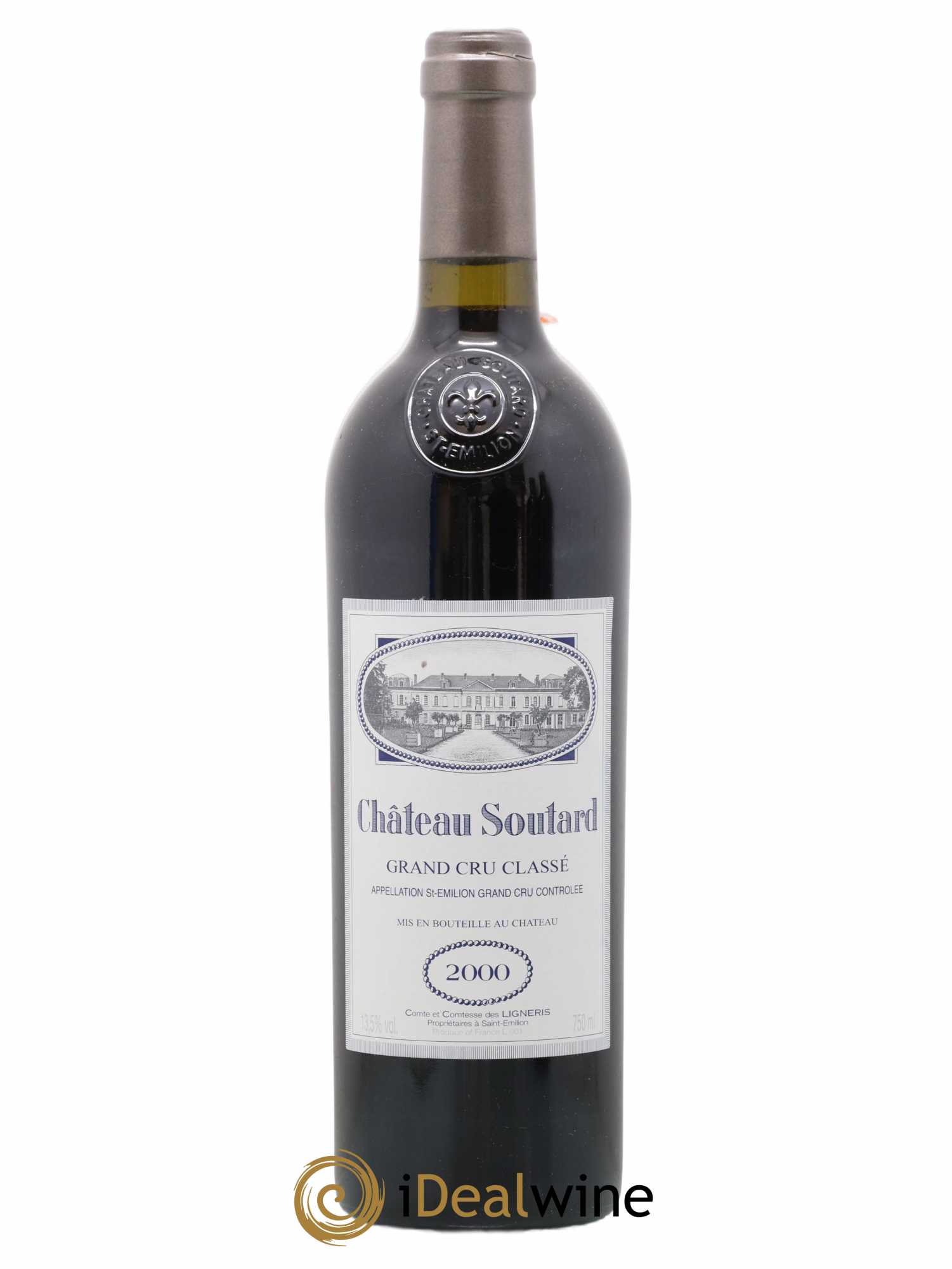 Château Soutard Grand Cru Classé 2000 - Lot de 1 bouteille - 0