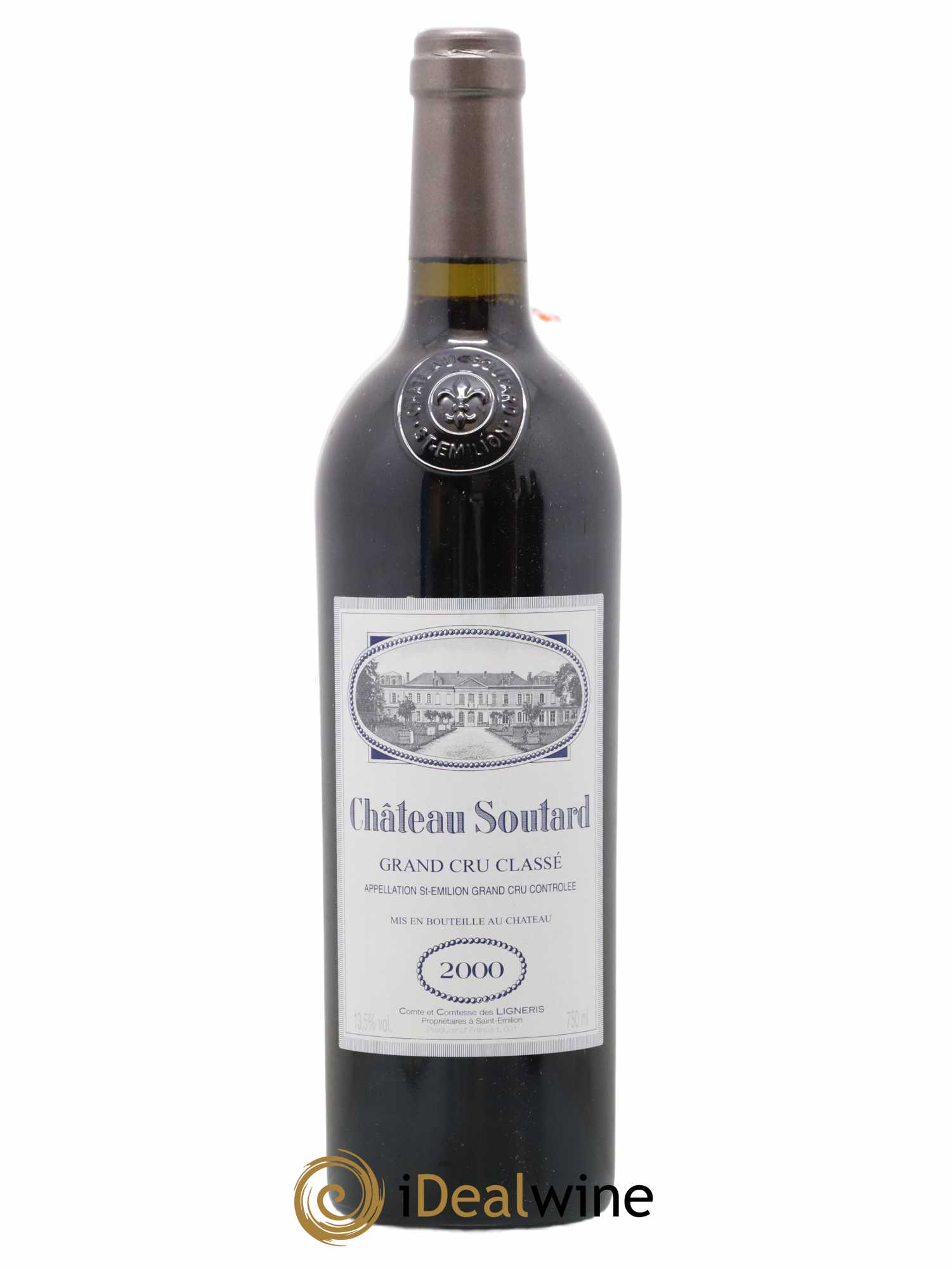 Château Soutard Grand Cru Classé 2000 - Lot de 1 bouteille - 0
