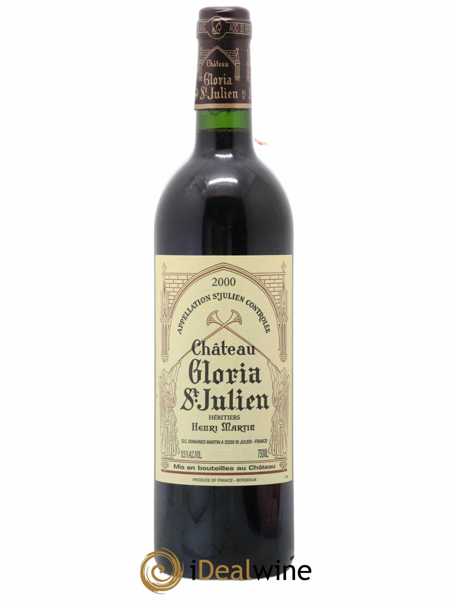 Château Gloria 2000 - Lot de 1 bouteille - 0