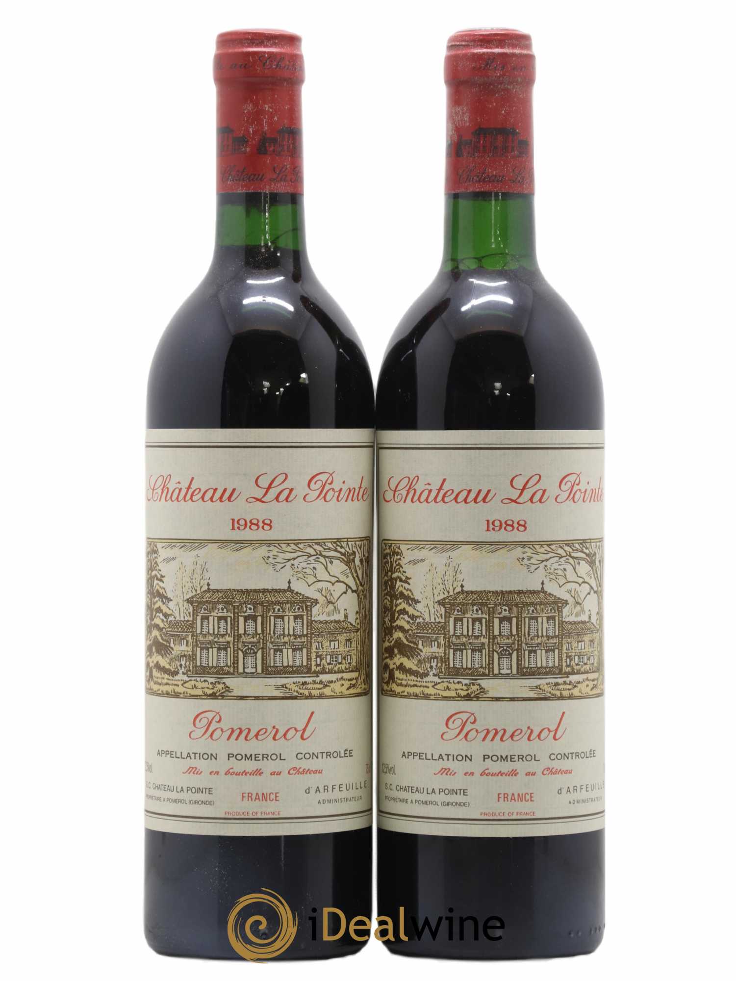 Château la Pointe 1988 - Lot de 2 bouteilles - 0