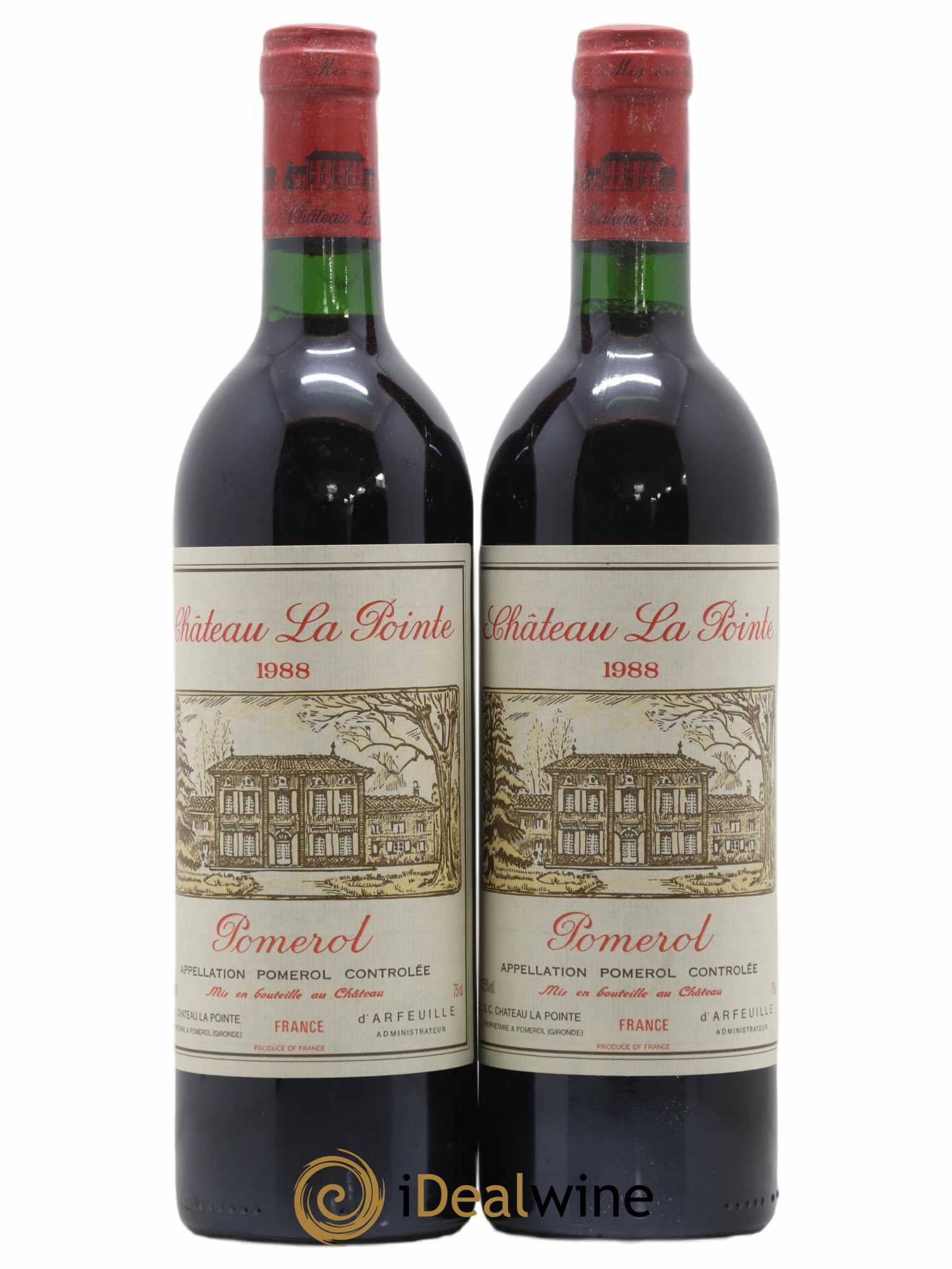 Château la Pointe 1988 - Lot de 2 bouteilles - 0
