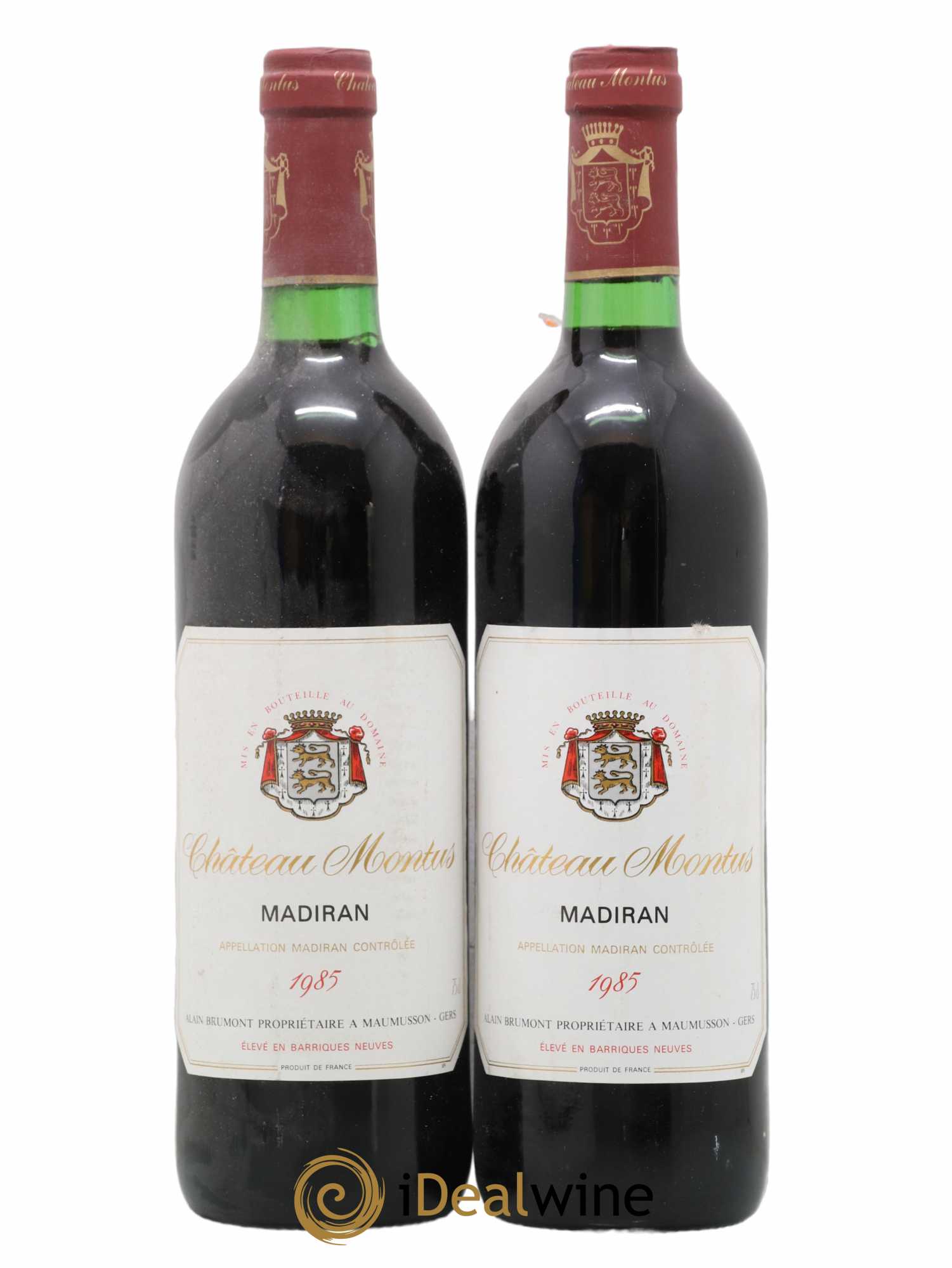 Madiran Château Montus Alain Brumont 1985 - Lot de 2 bouteilles - 0