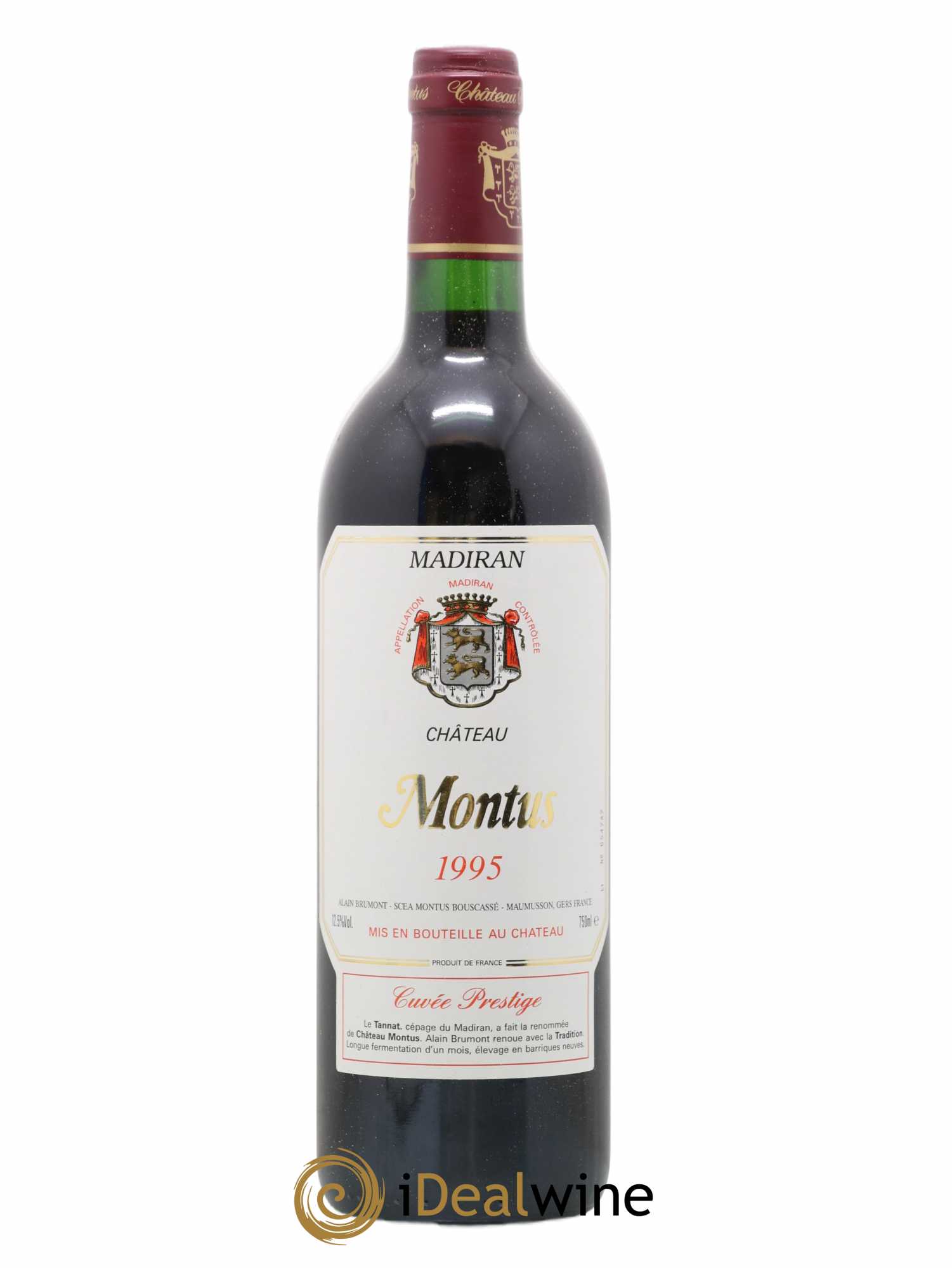 Madiran Château Montus-Prestige Alain Brumont 1995 - Lot de 1 bouteille - 0