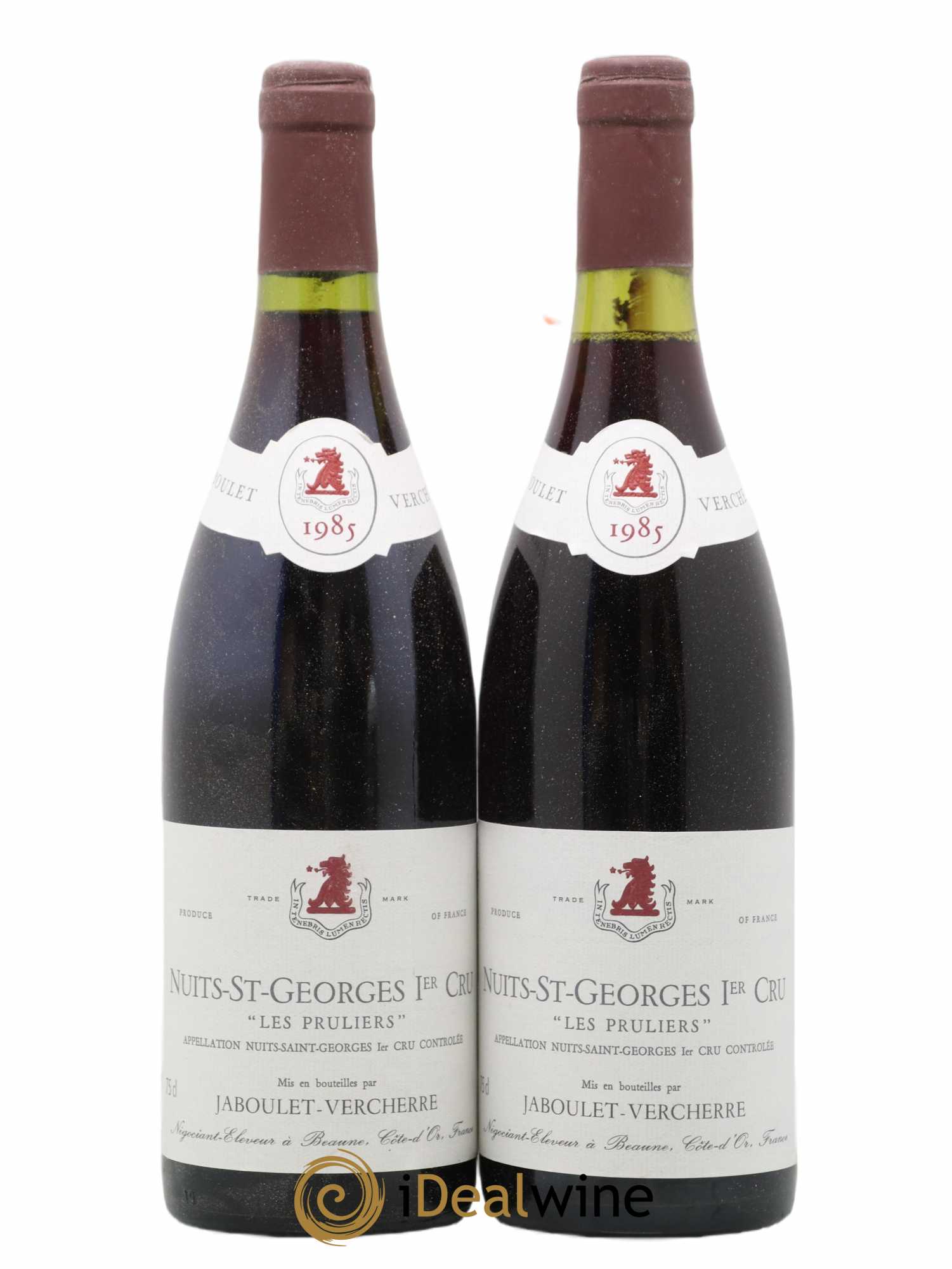 Nuits-Saint-Georges 1er Cru Les Pruliers Jaboulet Vercherre 1985 - Posten von 2 Flaschen - 0