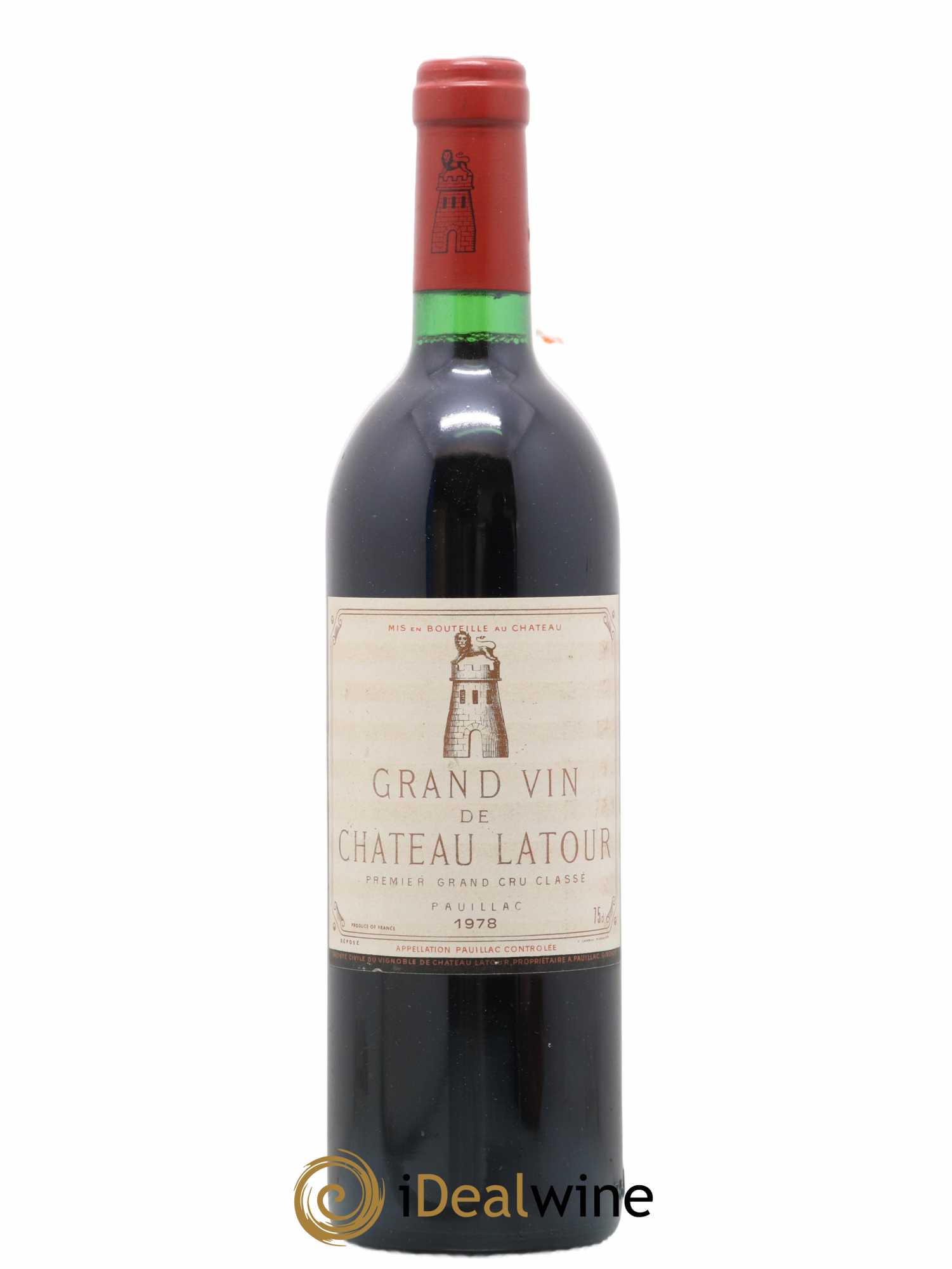 Château Latour 1er Grand Cru Classé 1978 - Lot de 1 bouteille - 0