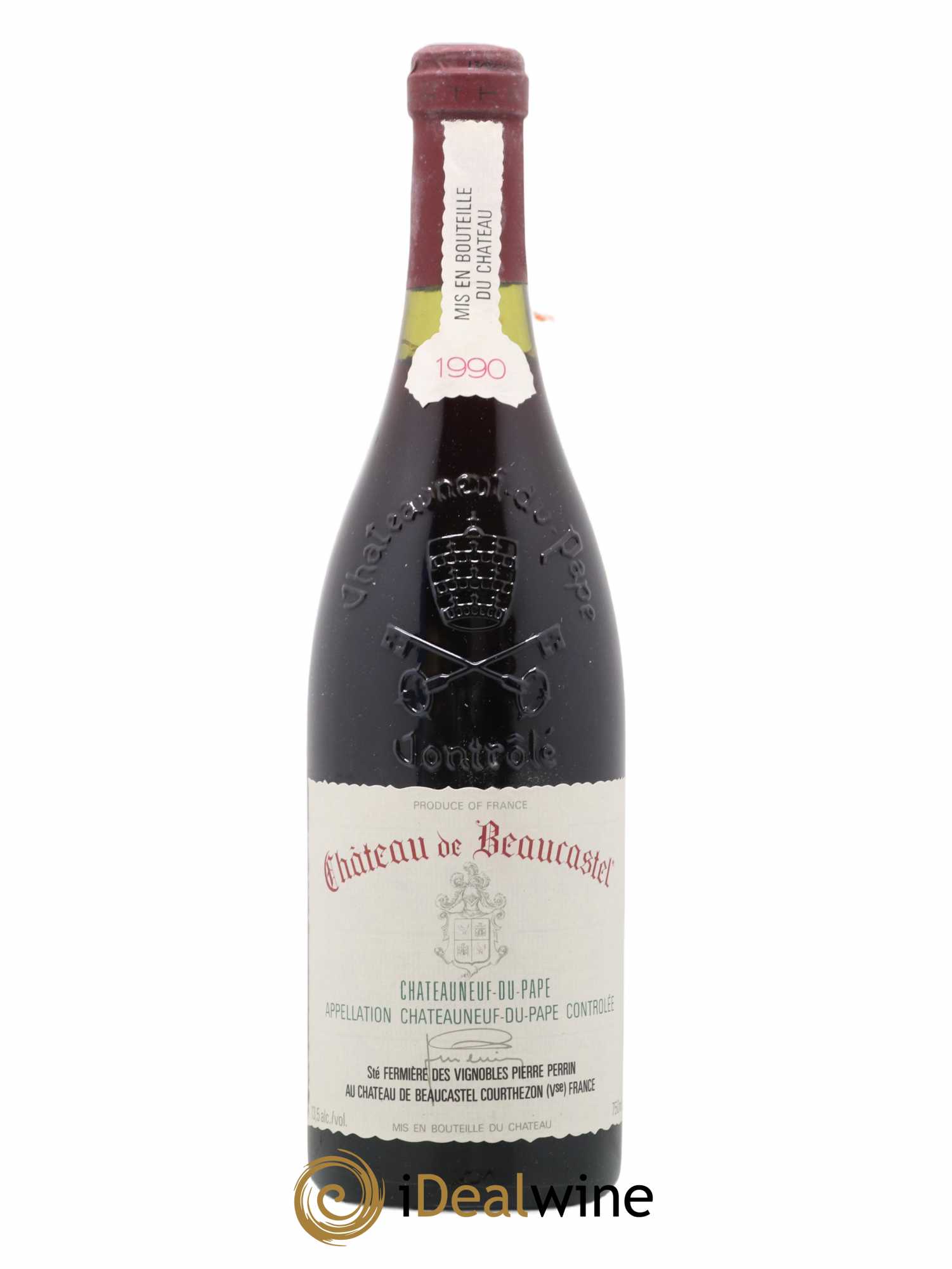 Châteauneuf-du-Pape Château de Beaucastel Famille Perrin 1990 - Lot de 1 bouteille - 0