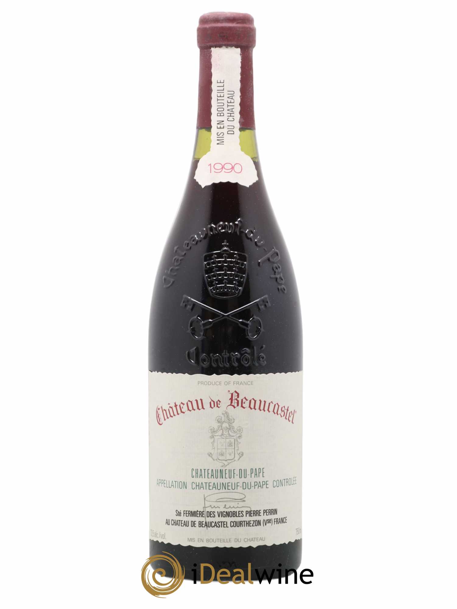 Châteauneuf-du-Pape Château de Beaucastel Famille Perrin 1990 - Lot of 1 bottle - 0