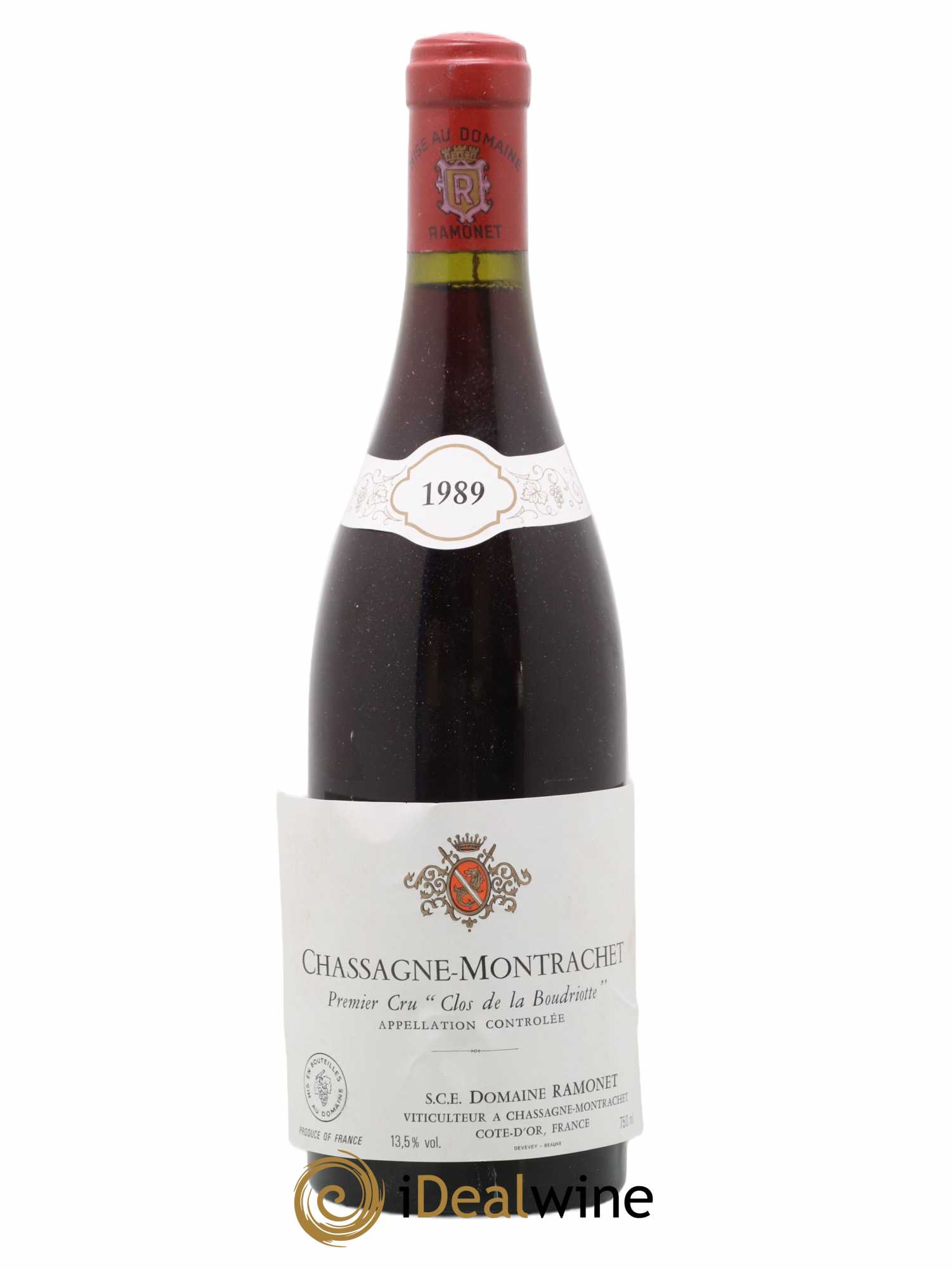 Chassagne-Montrachet 1er Cru Clos de la Boudriotte Ramonet (Domaine) 1989 - Lot de 1 bouteille - 0