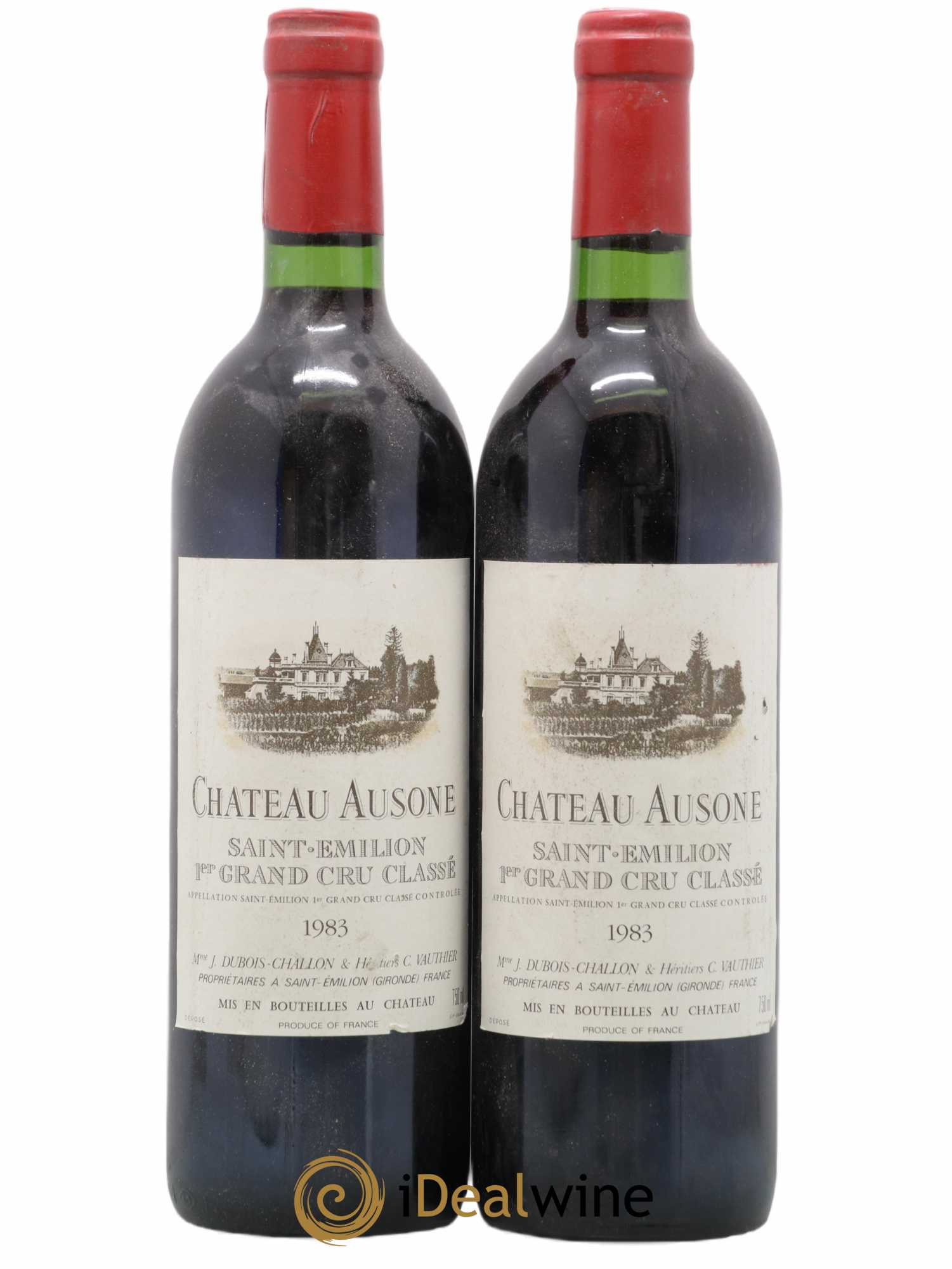 Château Ausone 1er Grand Cru Classé A 1983 - Lot de 2 bouteilles - 0