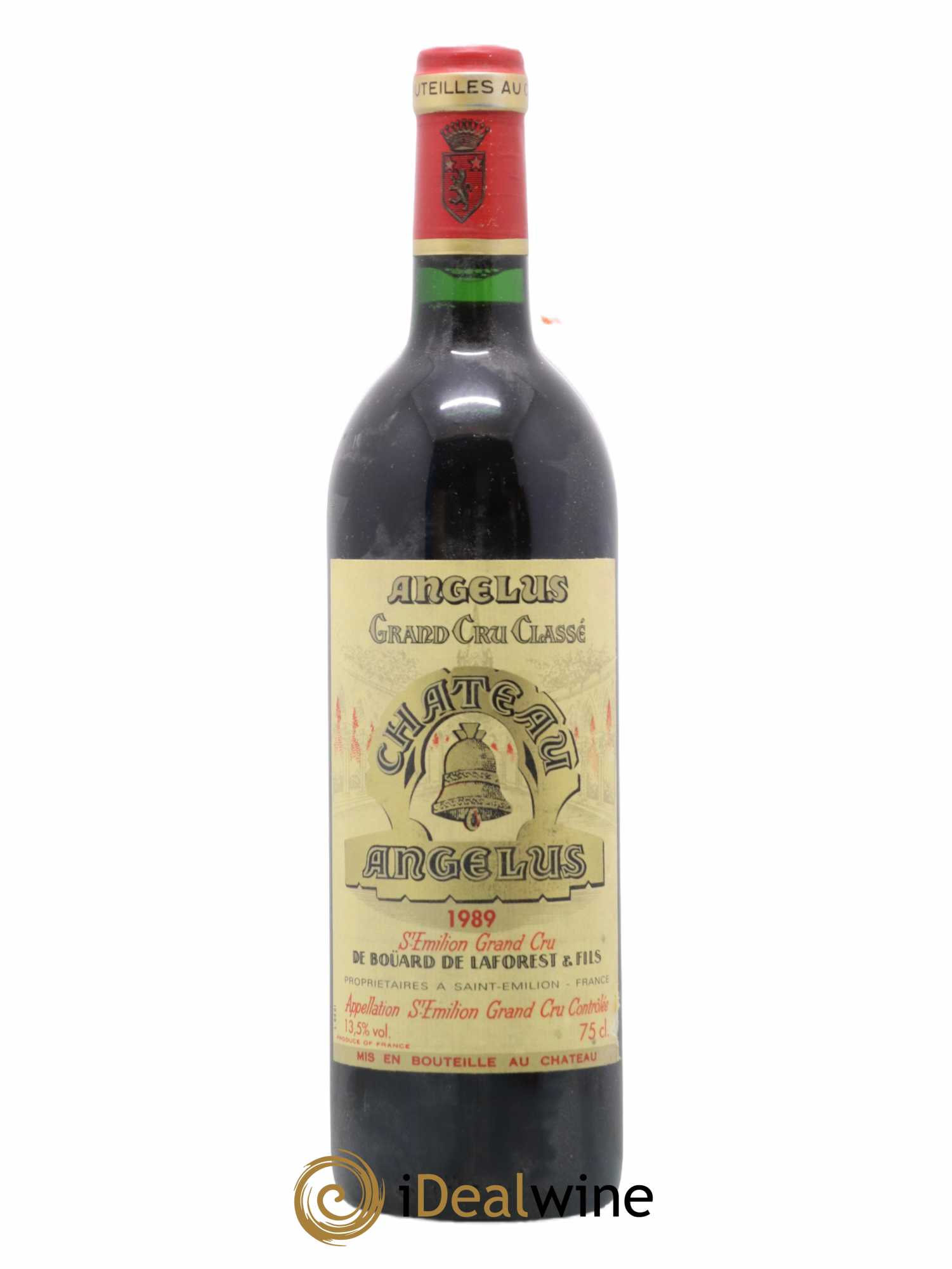 Château Angélus 1er Grand Cru Classé A 1989 - Lot de 1 bouteille - 0
