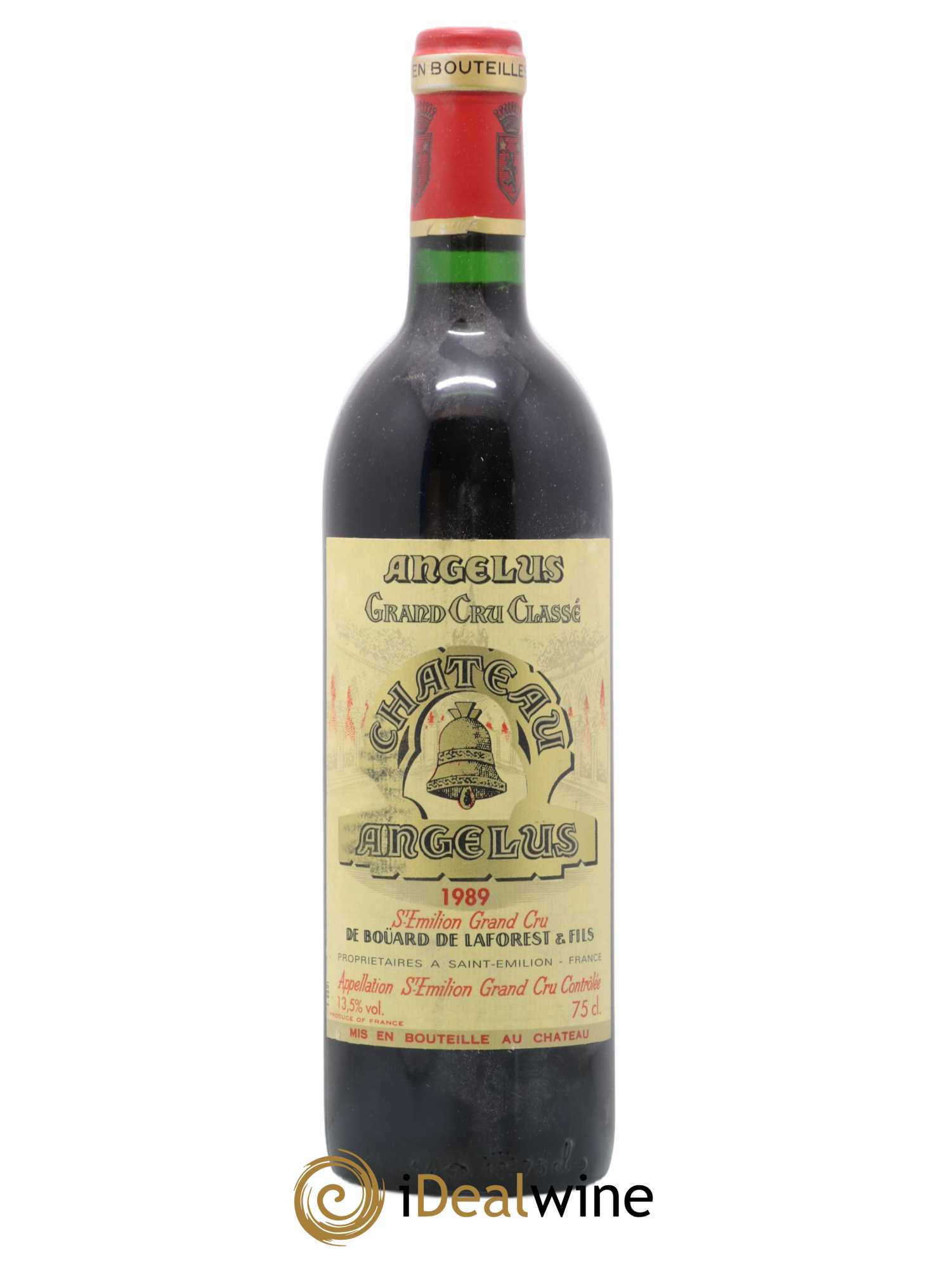 Château Angélus 1er Grand Cru Classé A 1989 - Lot de 1 bouteille - 0