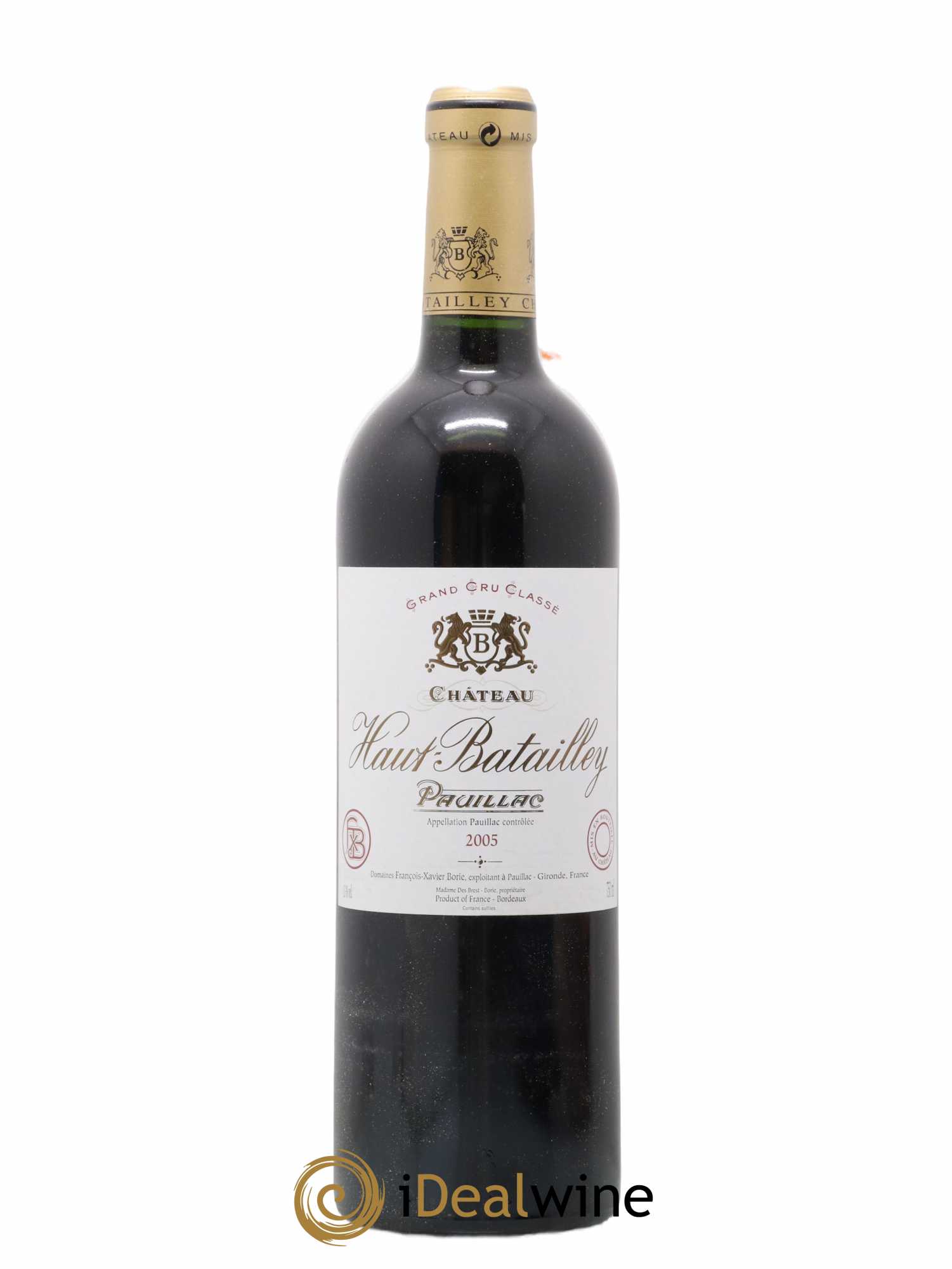 Château Haut Batailley 5ème Grand Cru Classé 2005 - Lot de 1 bouteille - 0