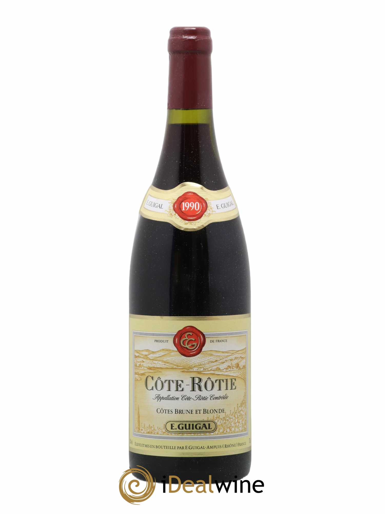 Côte-Rôtie Côtes Brune et Blonde Guigal 1990 - Lot de 1 bouteille - 0