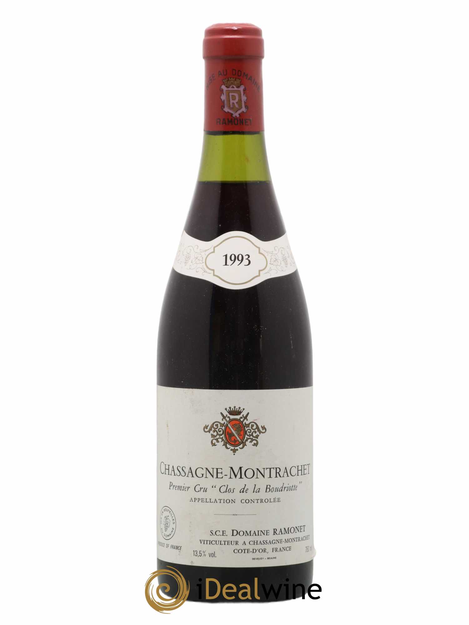 Chassagne-Montrachet 1er Cru Clos de la Boudriotte Ramonet (Domaine) 1993 - Lot de 1 bouteille - 0