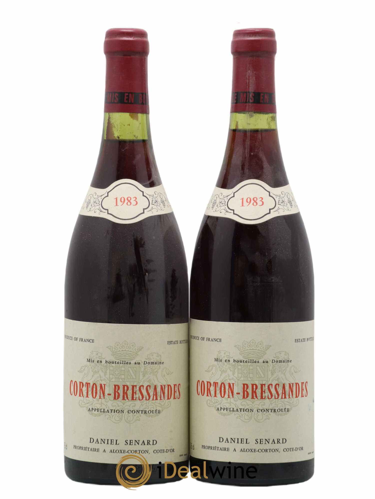 Corton Grand Cru Bressandes Daniel Senard 1983 - Lot de 2 bouteilles - 0