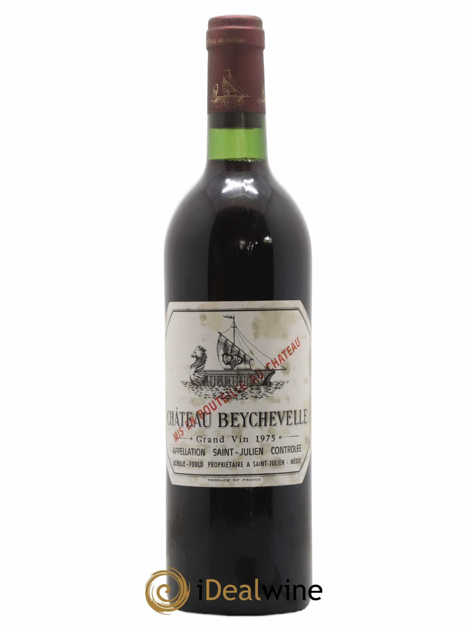 Château Beychevelle 4ème Grand Cru Classé 1975 - Lot de 1 bouteille - 0