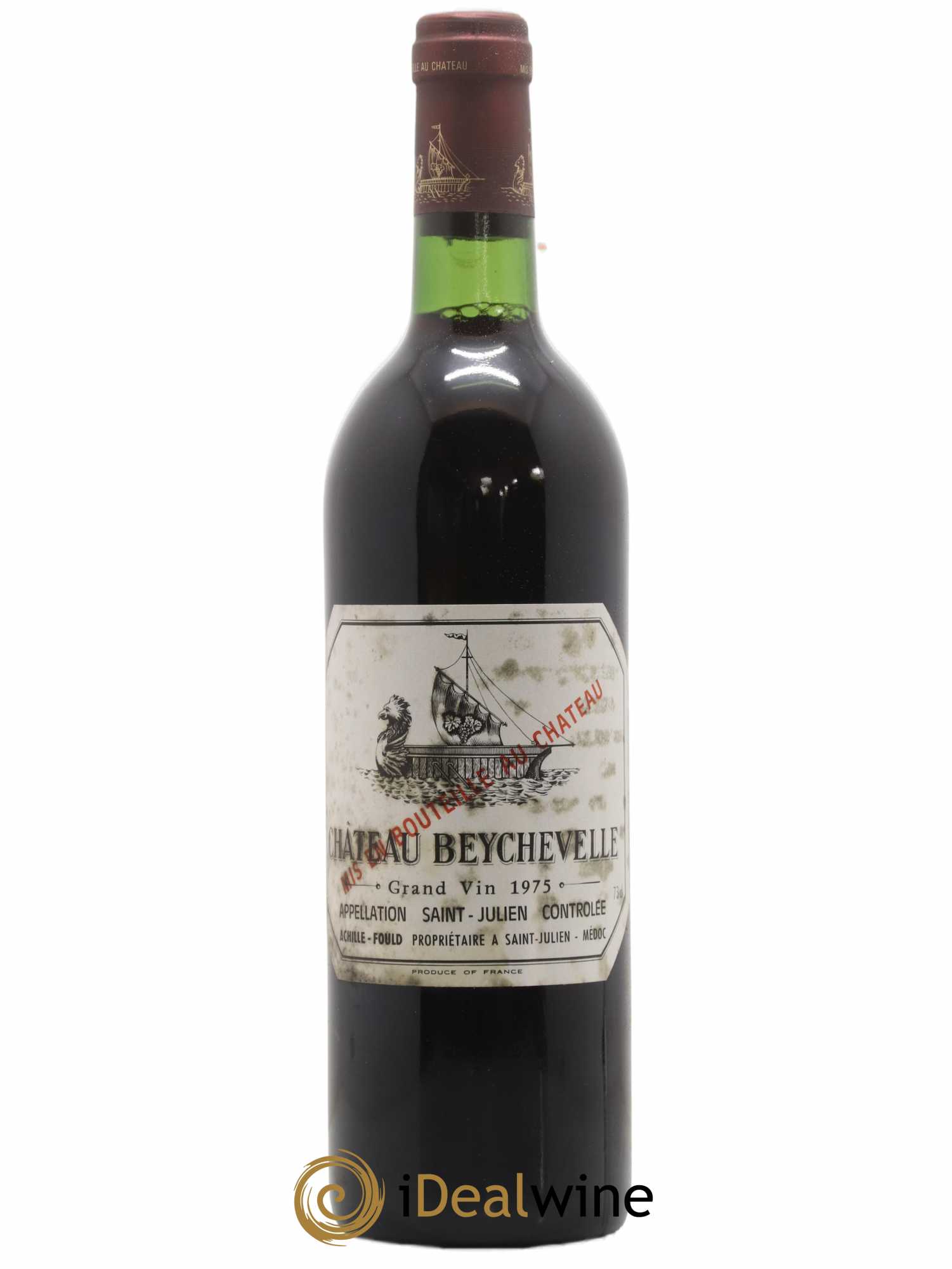 Château Beychevelle 4ème Grand Cru Classé 1975 - Lot de 1 bouteille - 0