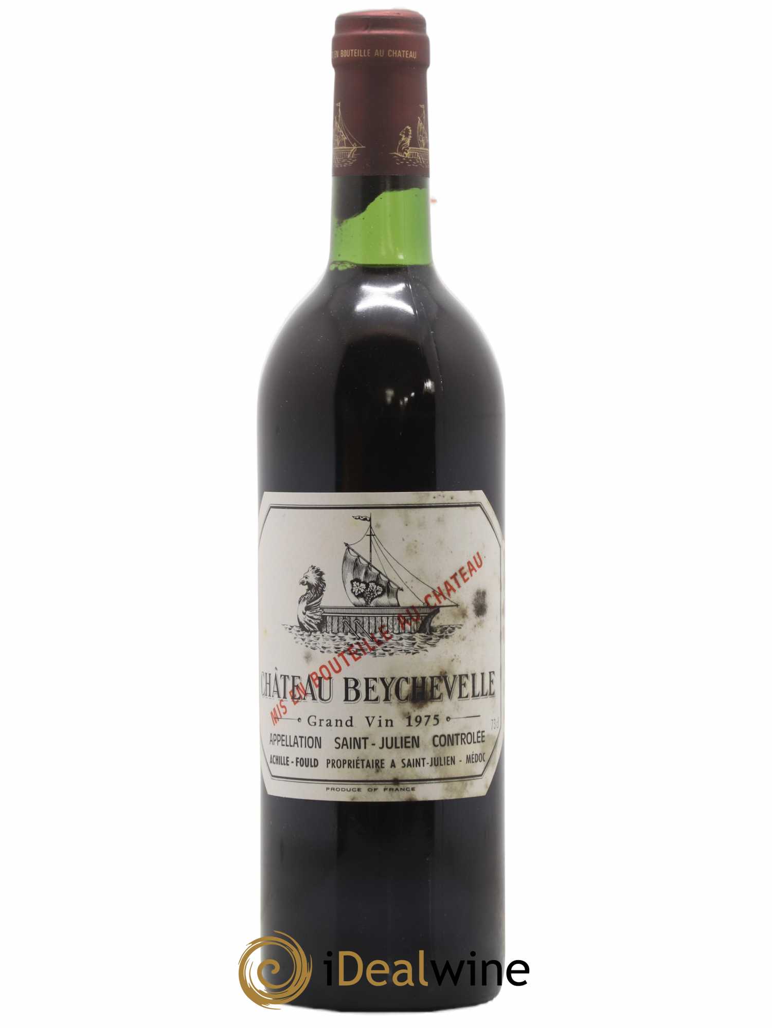 Château Beychevelle 4ème Grand Cru Classé 1975 - Lot de 1 bouteille - 0