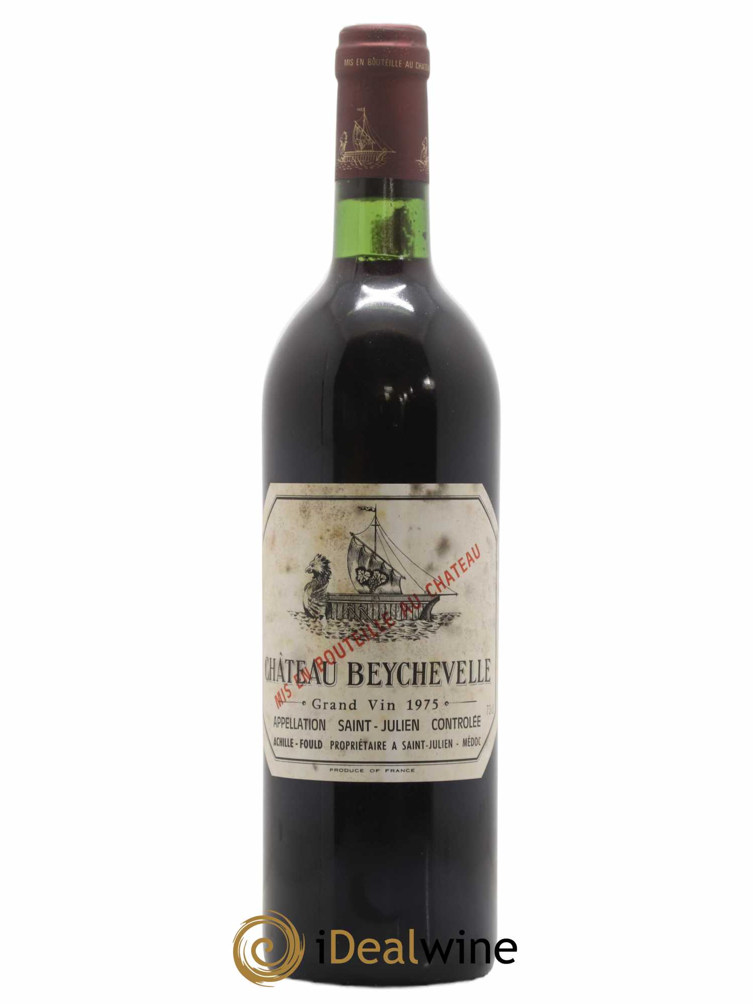 Château Beychevelle 4ème Grand Cru Classé 1975 - Lot de 1 bouteille - 0