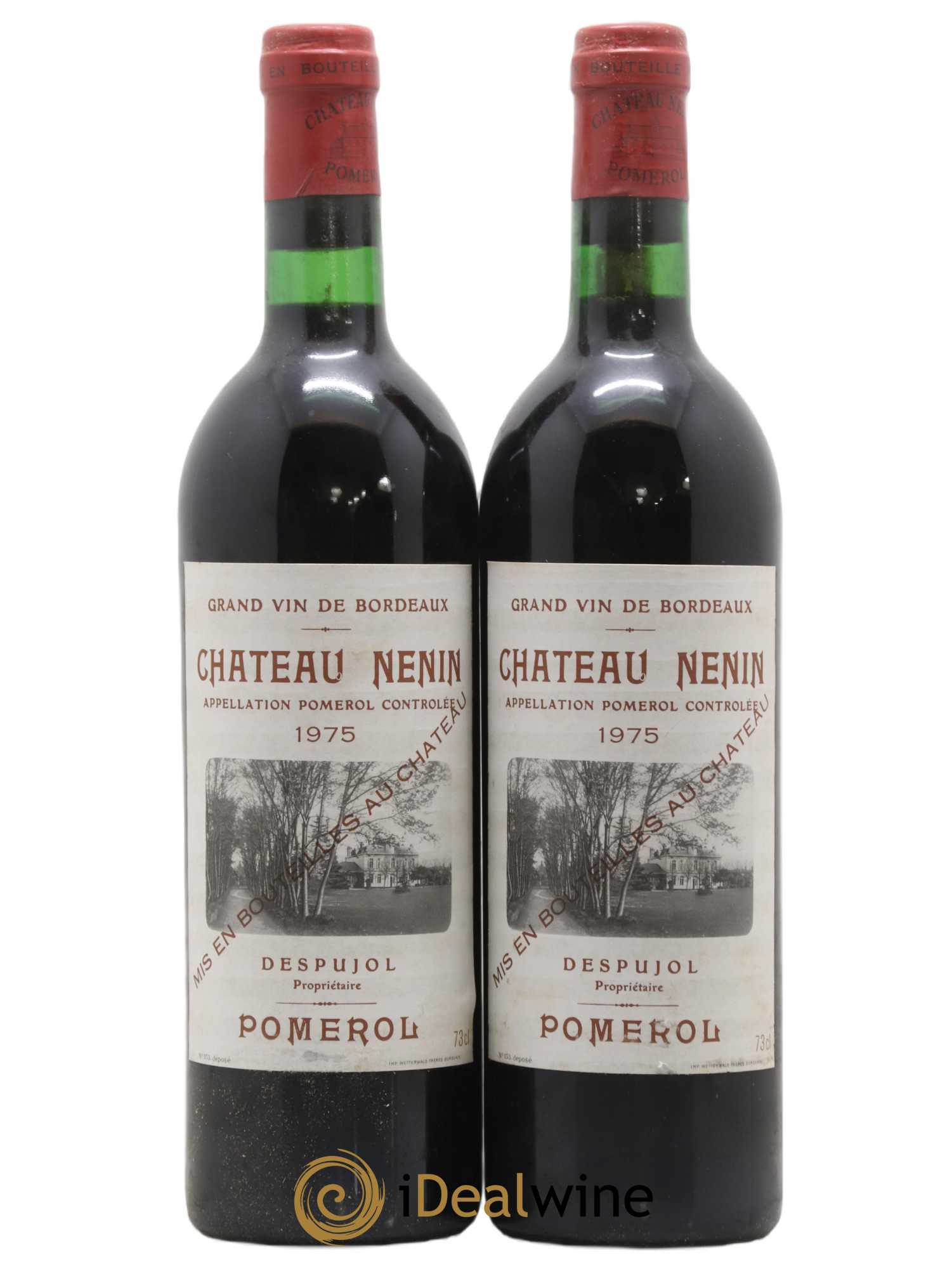 Château Nenin 1975 - Lot de 2 bouteilles - 0