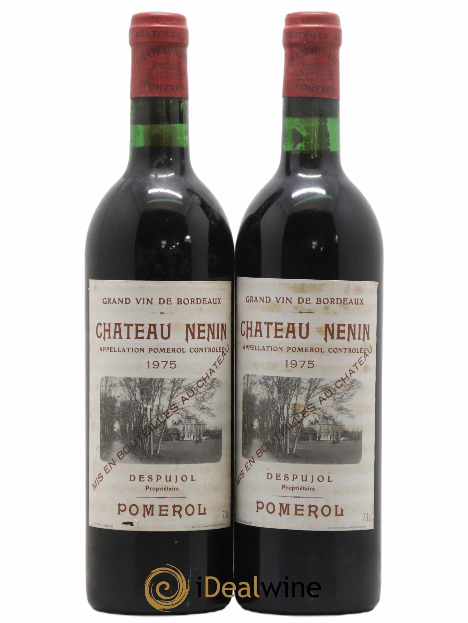 Château Nenin 1975 - Lot de 2 bouteilles - 0