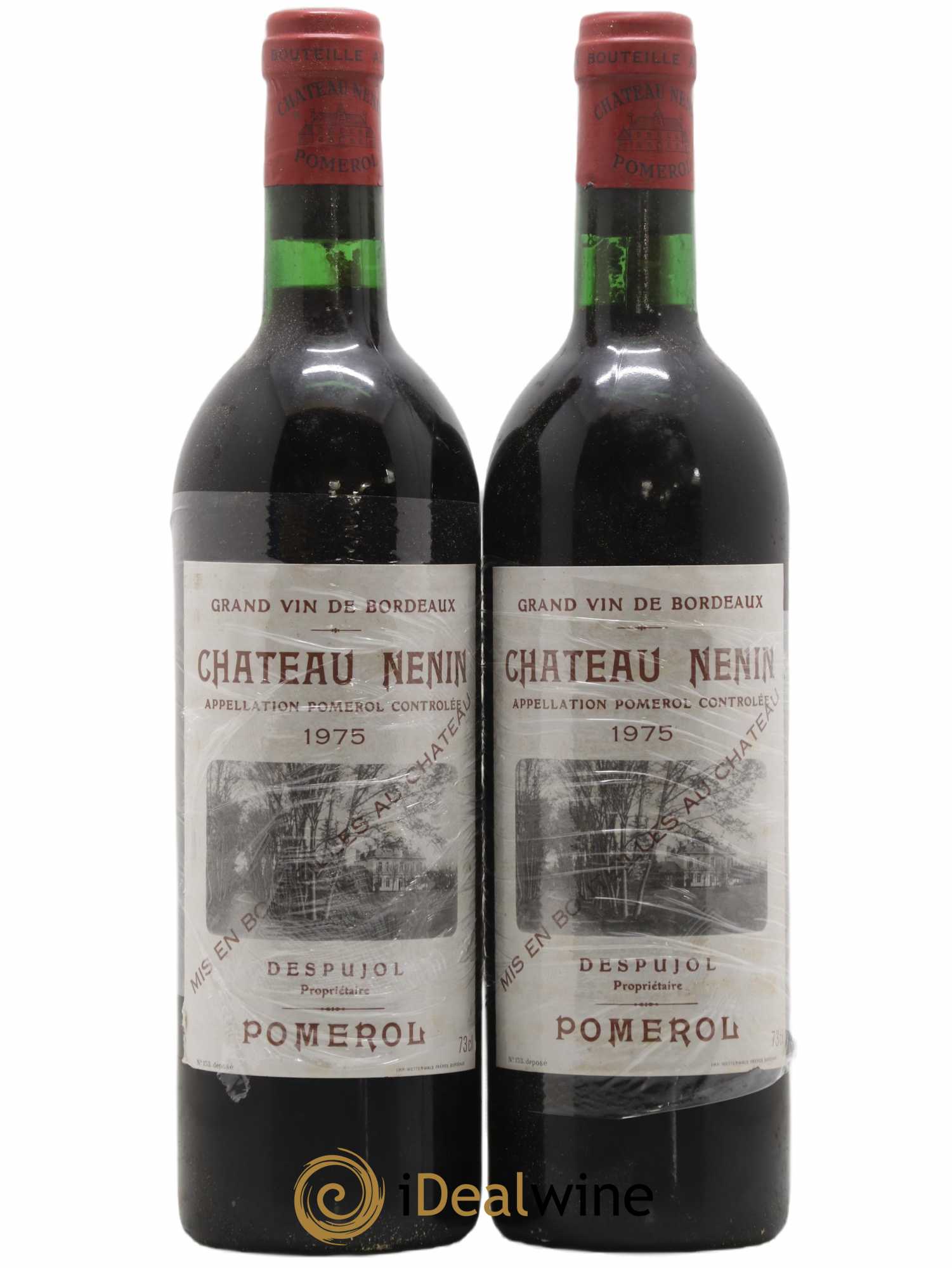 Château Nenin 1975 - Lot de 2 bouteilles - 0