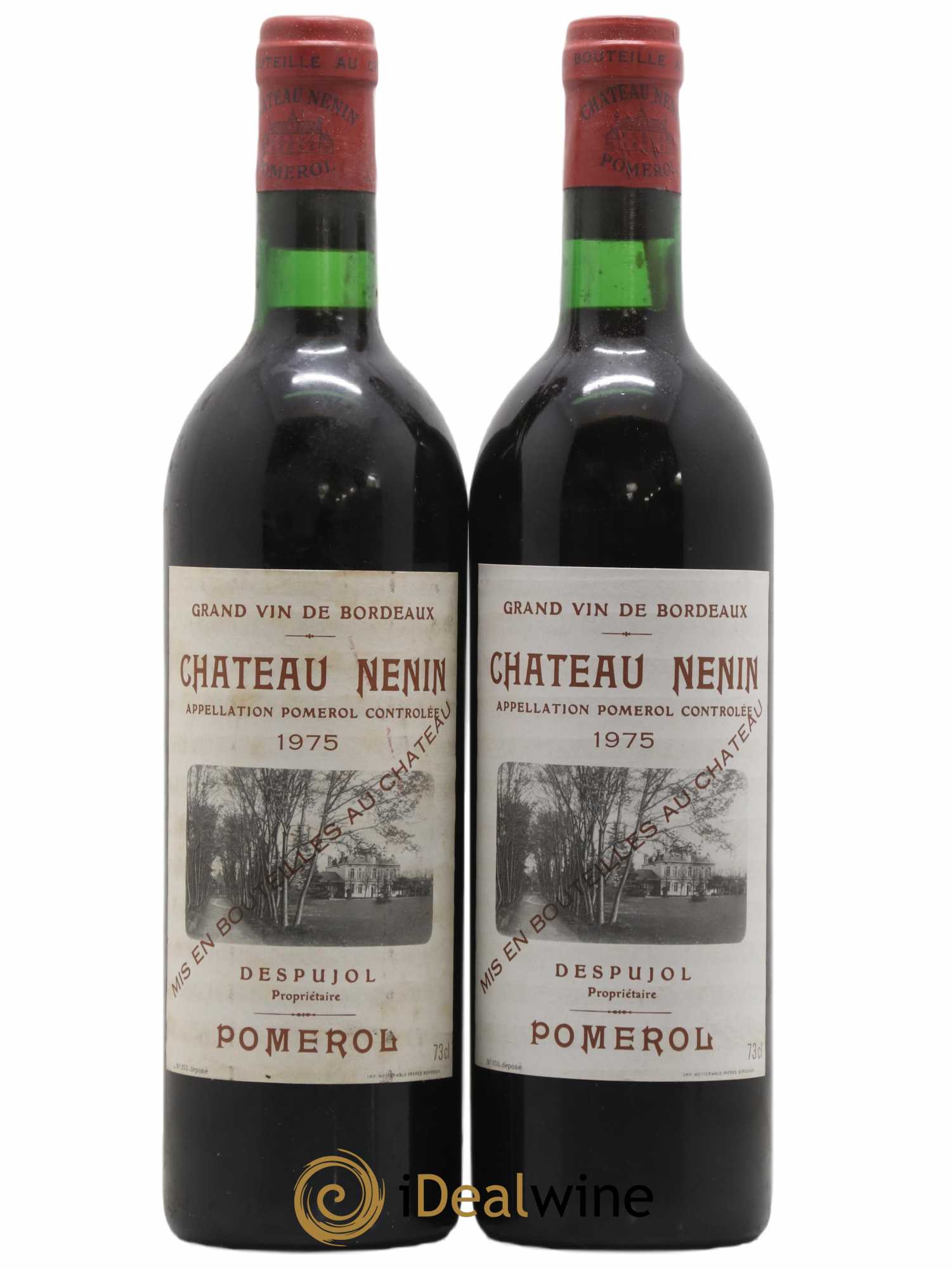 Château Nenin 1975 - Lot de 2 bouteilles - 0
