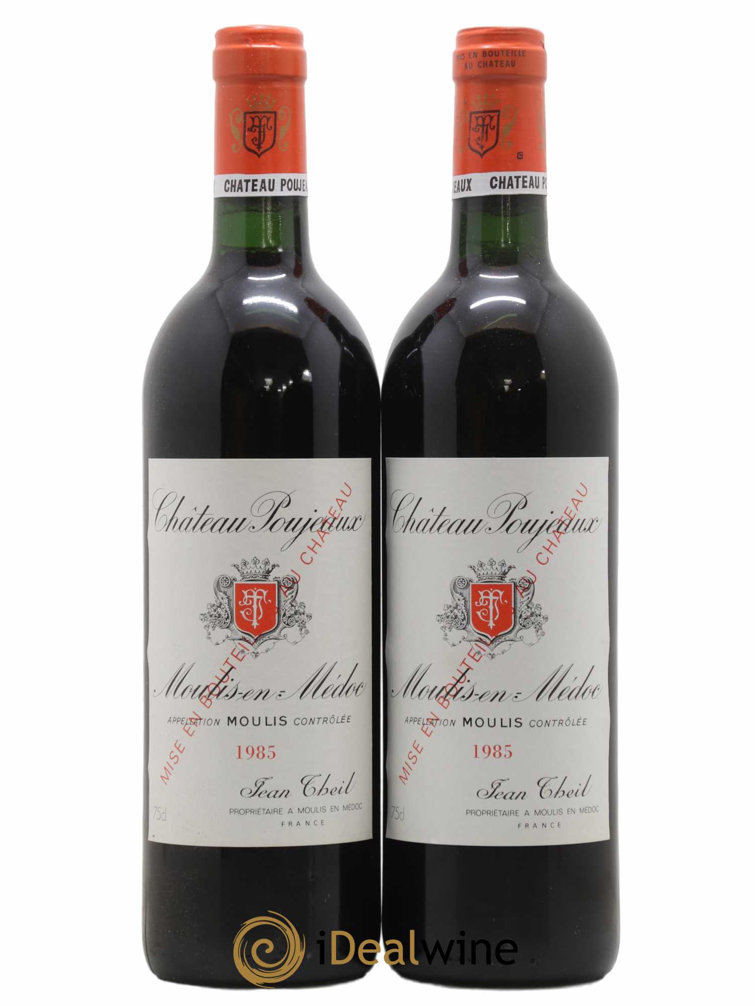 Château Poujeaux 1985 - Lot de 2 bouteilles - 0