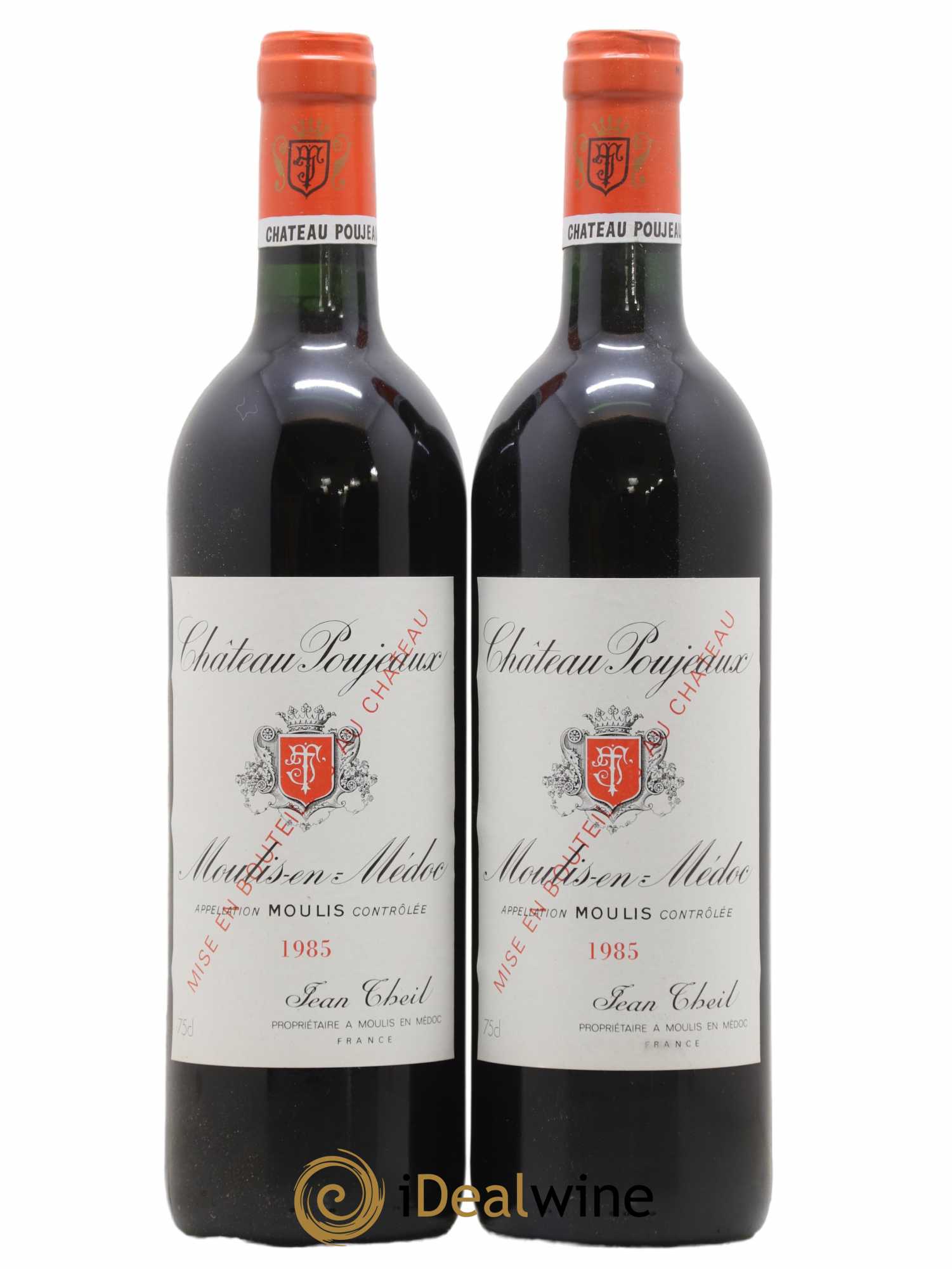 Château Poujeaux 1985 - Lot de 2 bouteilles - 0