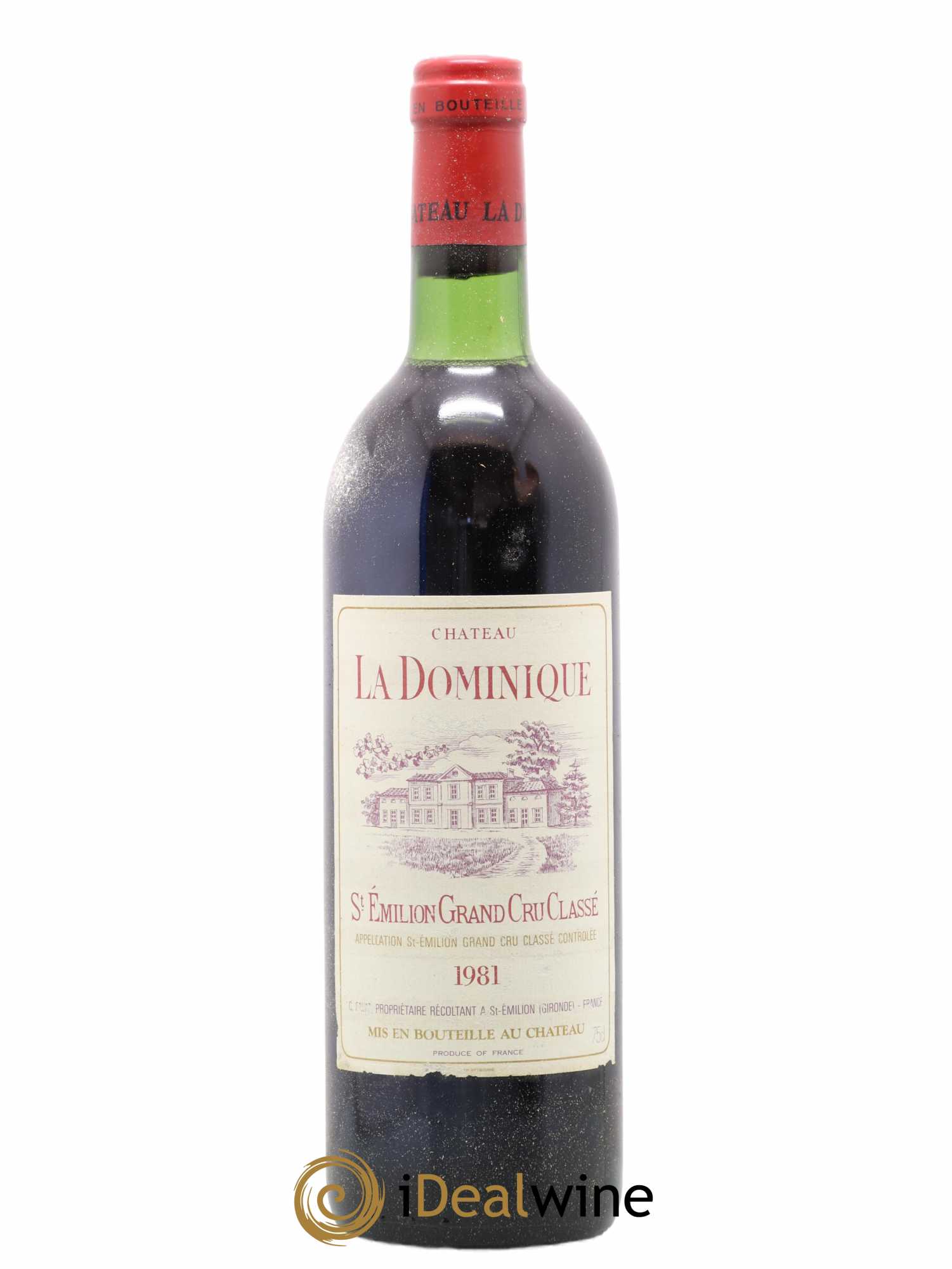 Château la Dominique Grand Cru Classé 1981 - Lot de 1 bouteille - 0