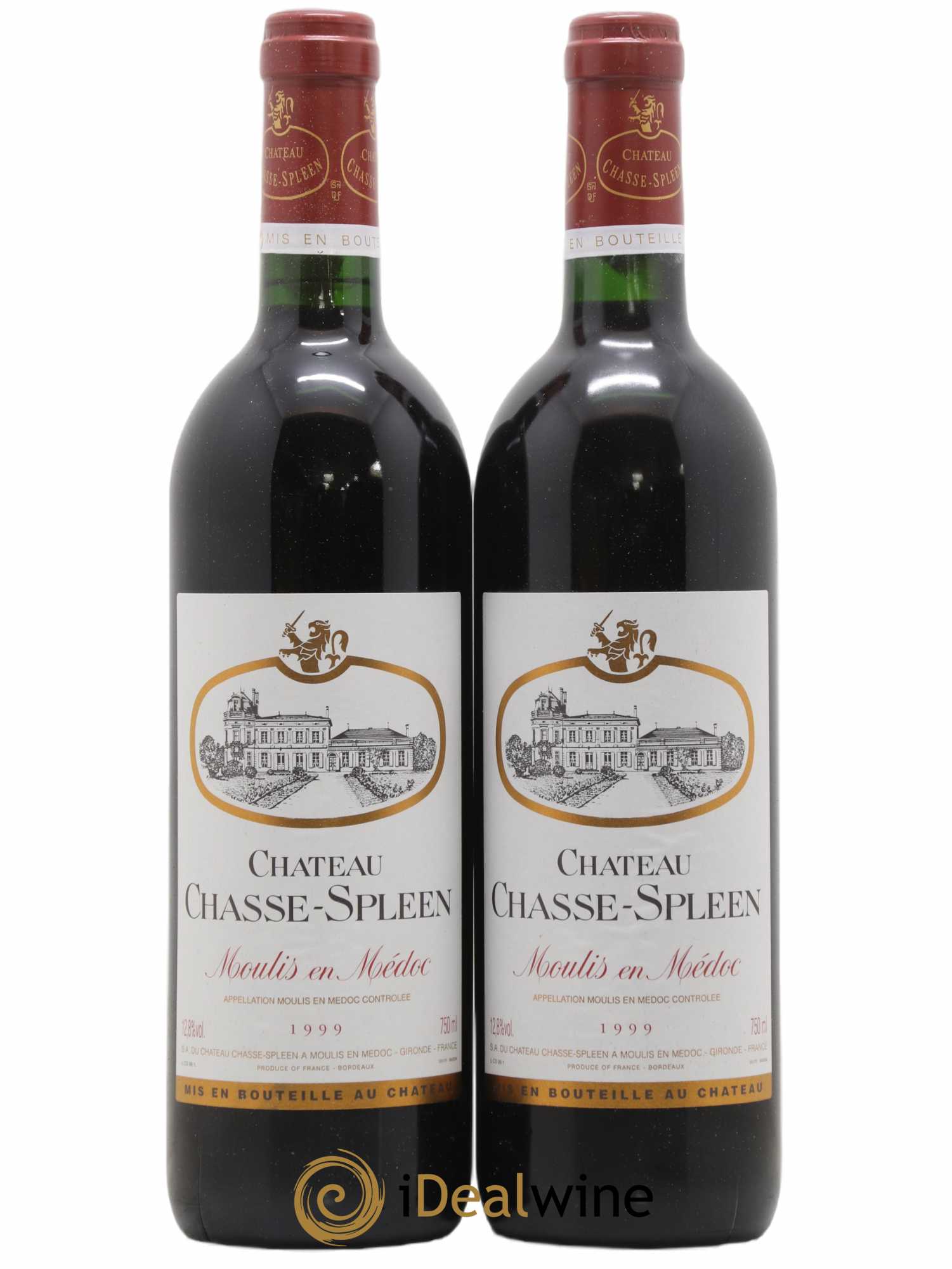 Château Chasse Spleen 1999 - Lot de 2 bouteilles - 0