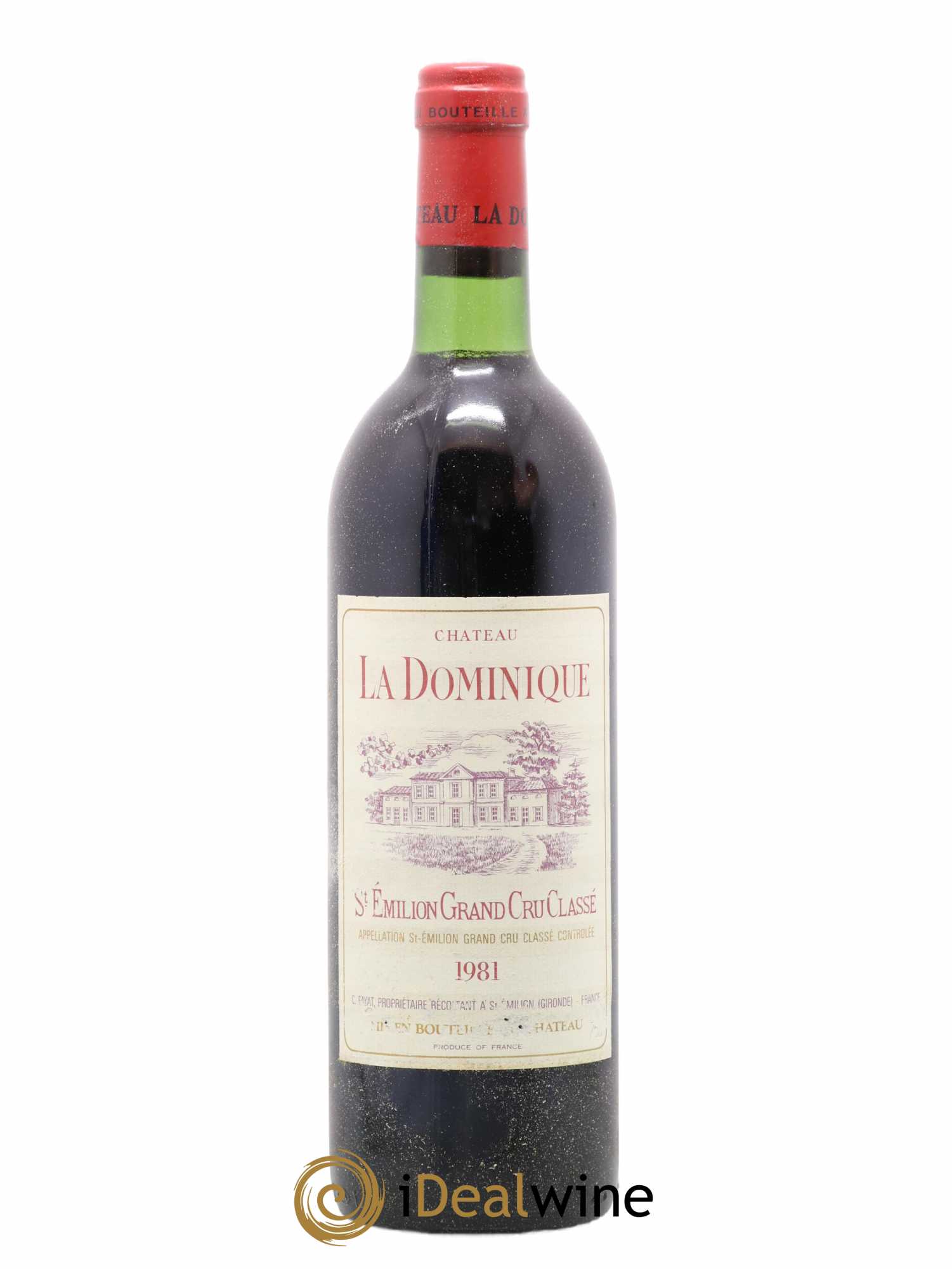 Château la Dominique Grand Cru Classé 1981 - Lot de 1 bouteille - 0