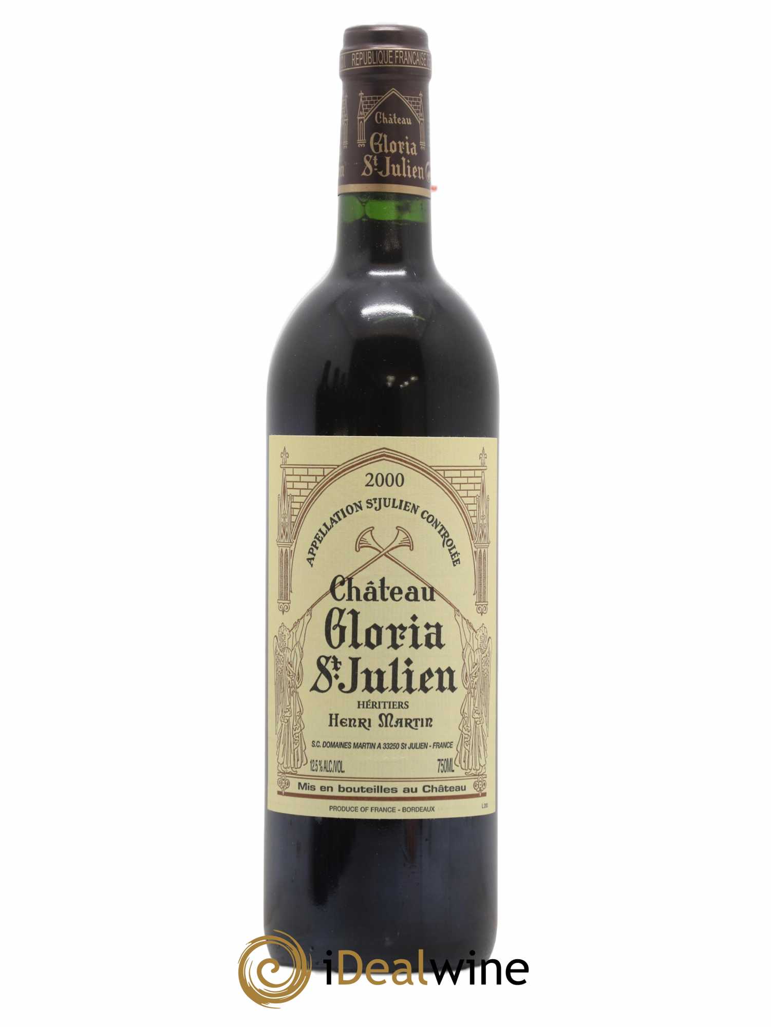 Château Gloria 2000 - Lot de 1 bouteille - 0