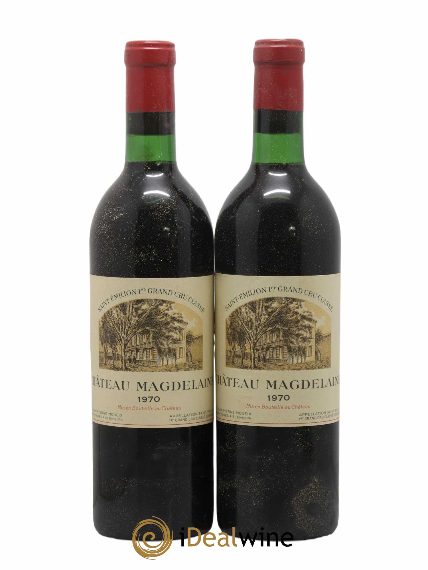 Château Magdelaine 1970 - Lot de 2 bouteilles - 0