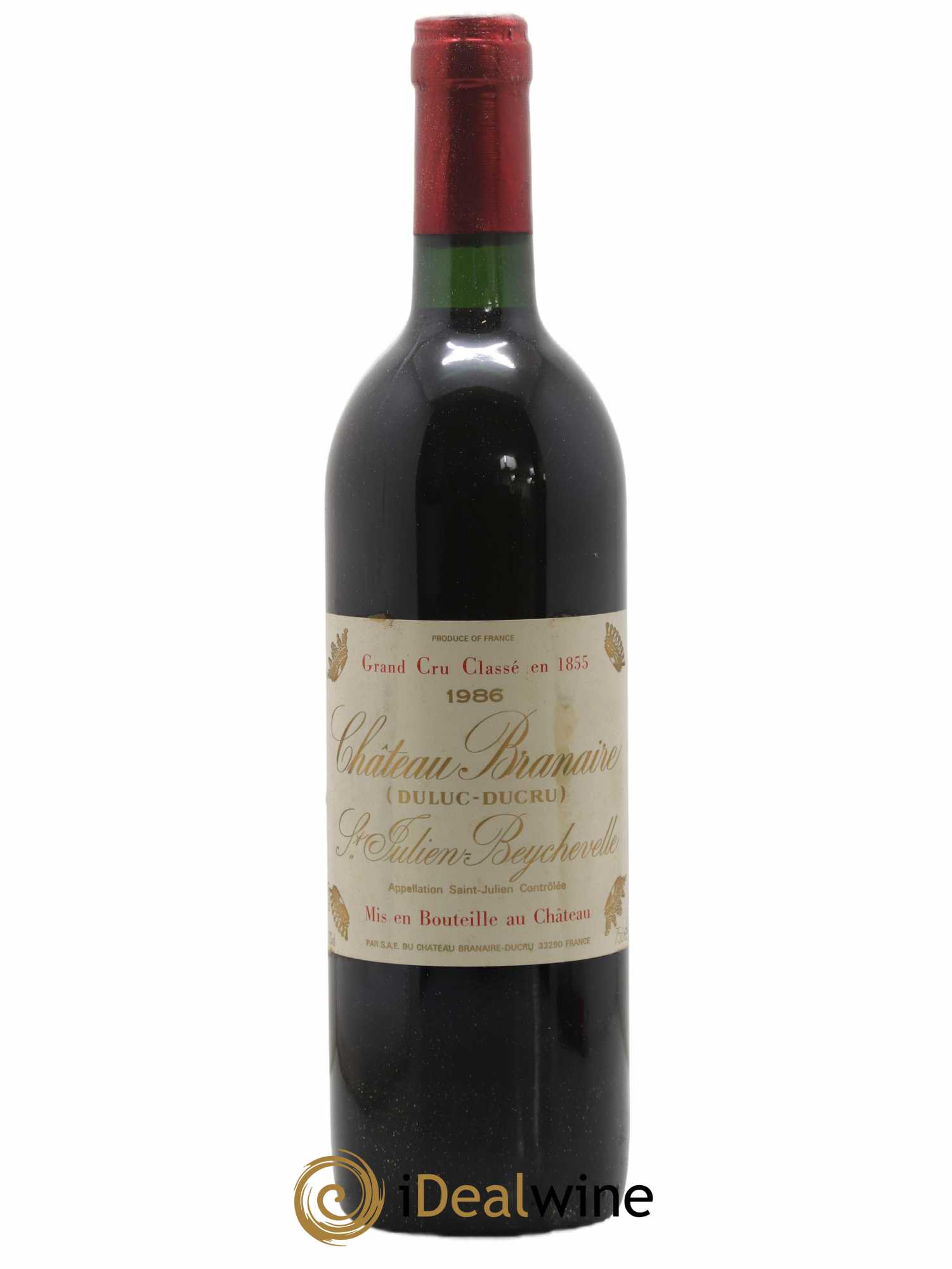 Château Branaire Ducru 4ème Grand Cru Classé 1986 - Lot de 1 bouteille - 0