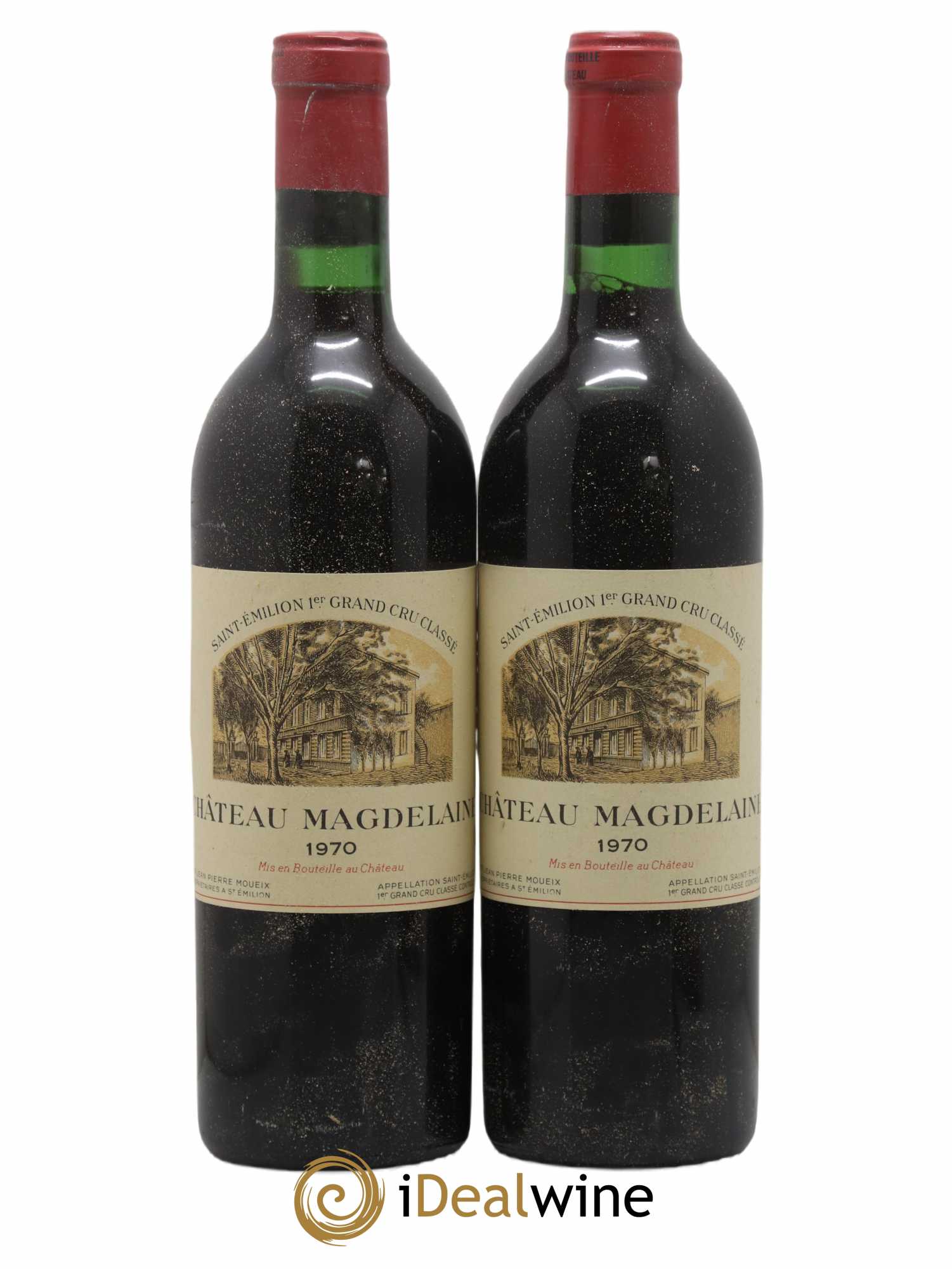 Château Magdelaine 1970 - Lot de 2 bouteilles - 0