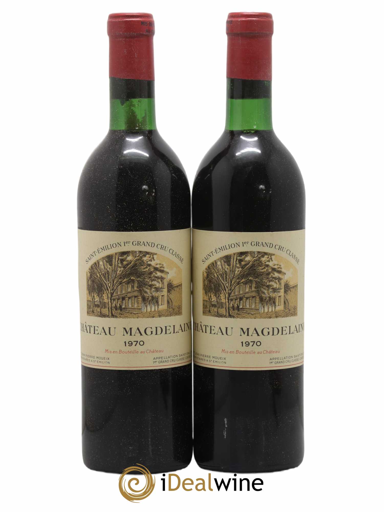 Château Magdelaine 1970 - Lot de 2 bouteilles - 0