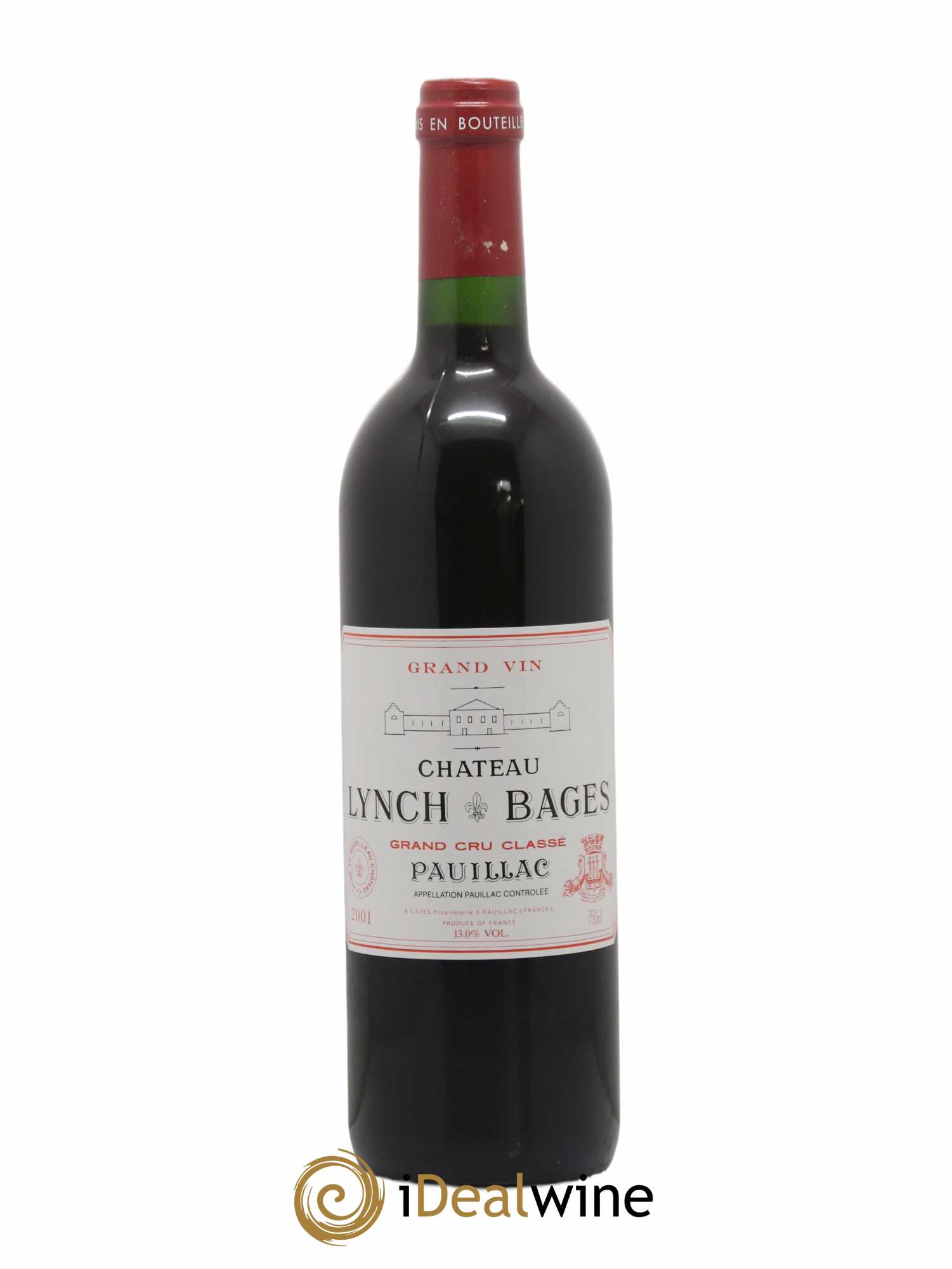 Château Lynch Bages 5ème Grand Cru Classé 2001 - Lot de 1 bouteille - 0