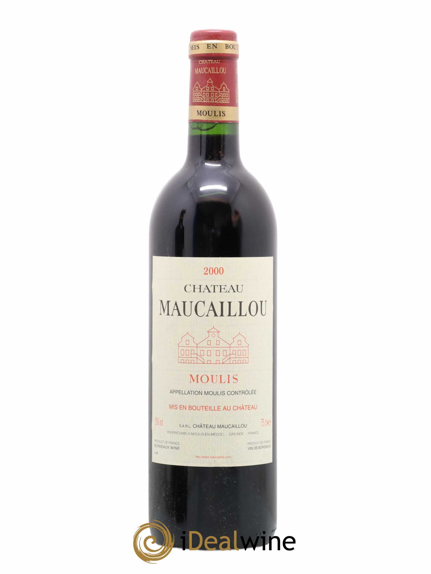 Château Maucaillou 2000 - Lot de 1 bouteille - 0