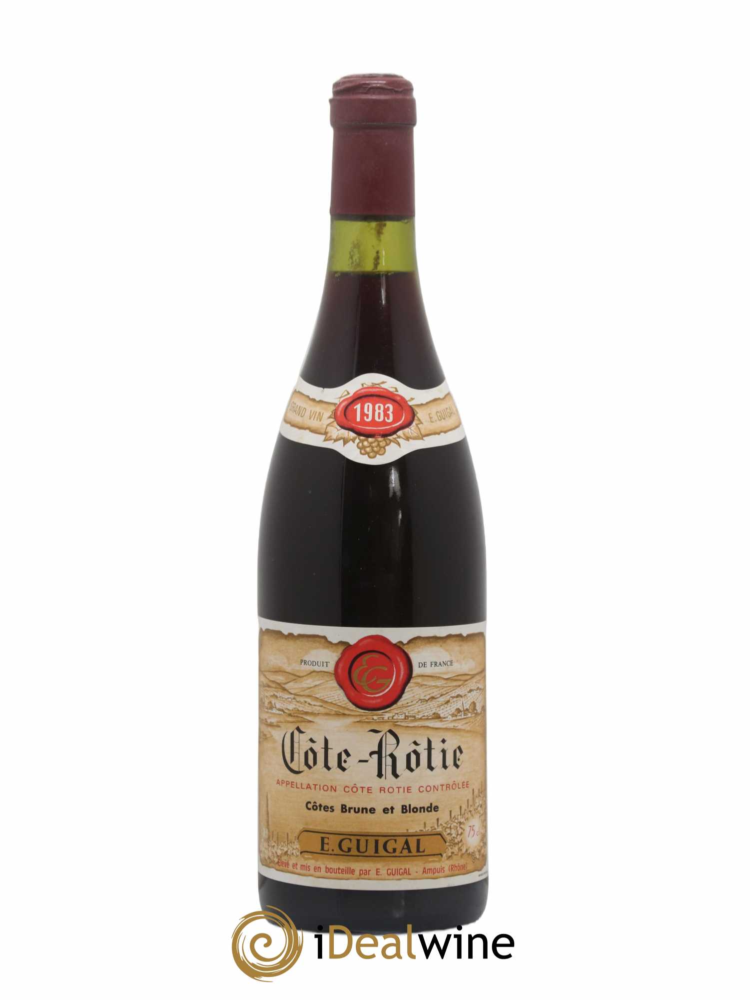 Côte-Rôtie Côtes Brune et Blonde Guigal 1983 - Lot de 1 bouteille - 0