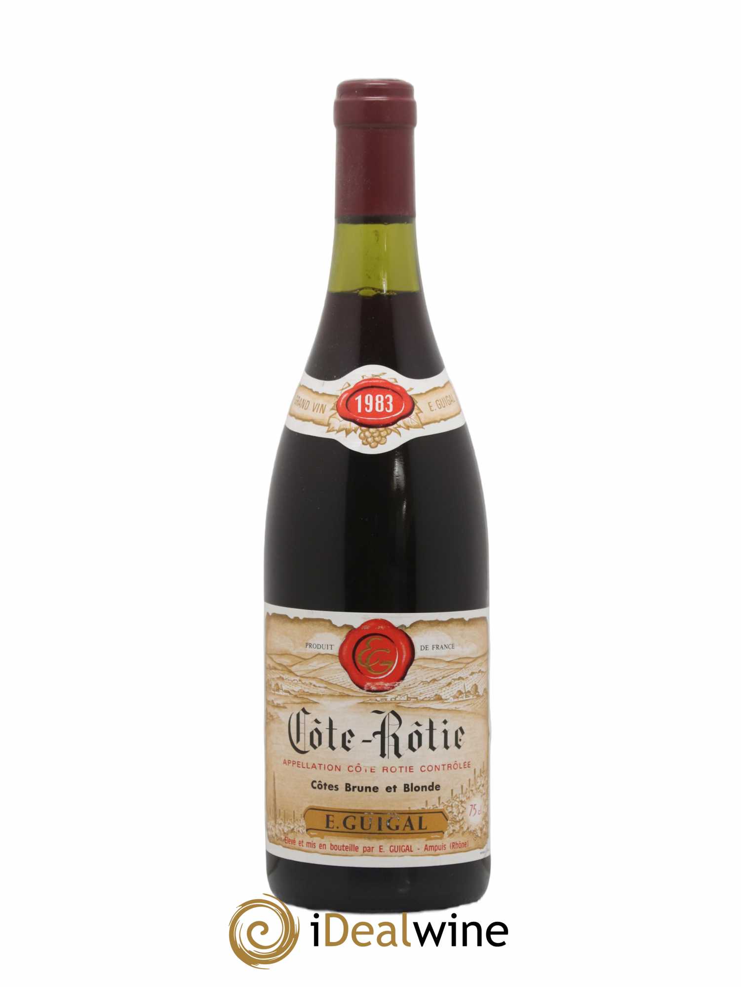 Côte-Rôtie Côtes Brune et Blonde Guigal 1983 - Lot de 1 bouteille - 0