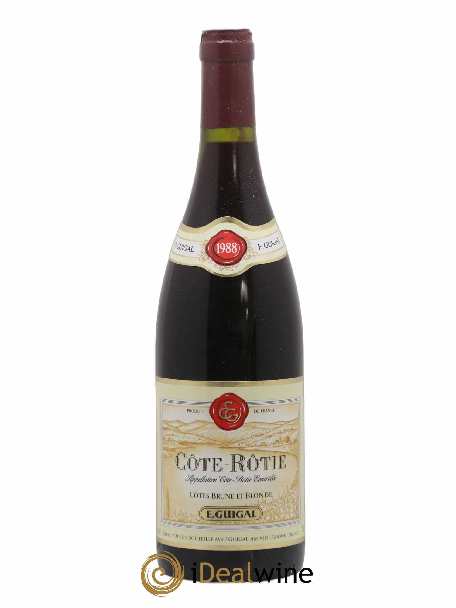 Côte-Rôtie Côtes Brune et Blonde Guigal 1988 - Lot de 1 bouteille - 0