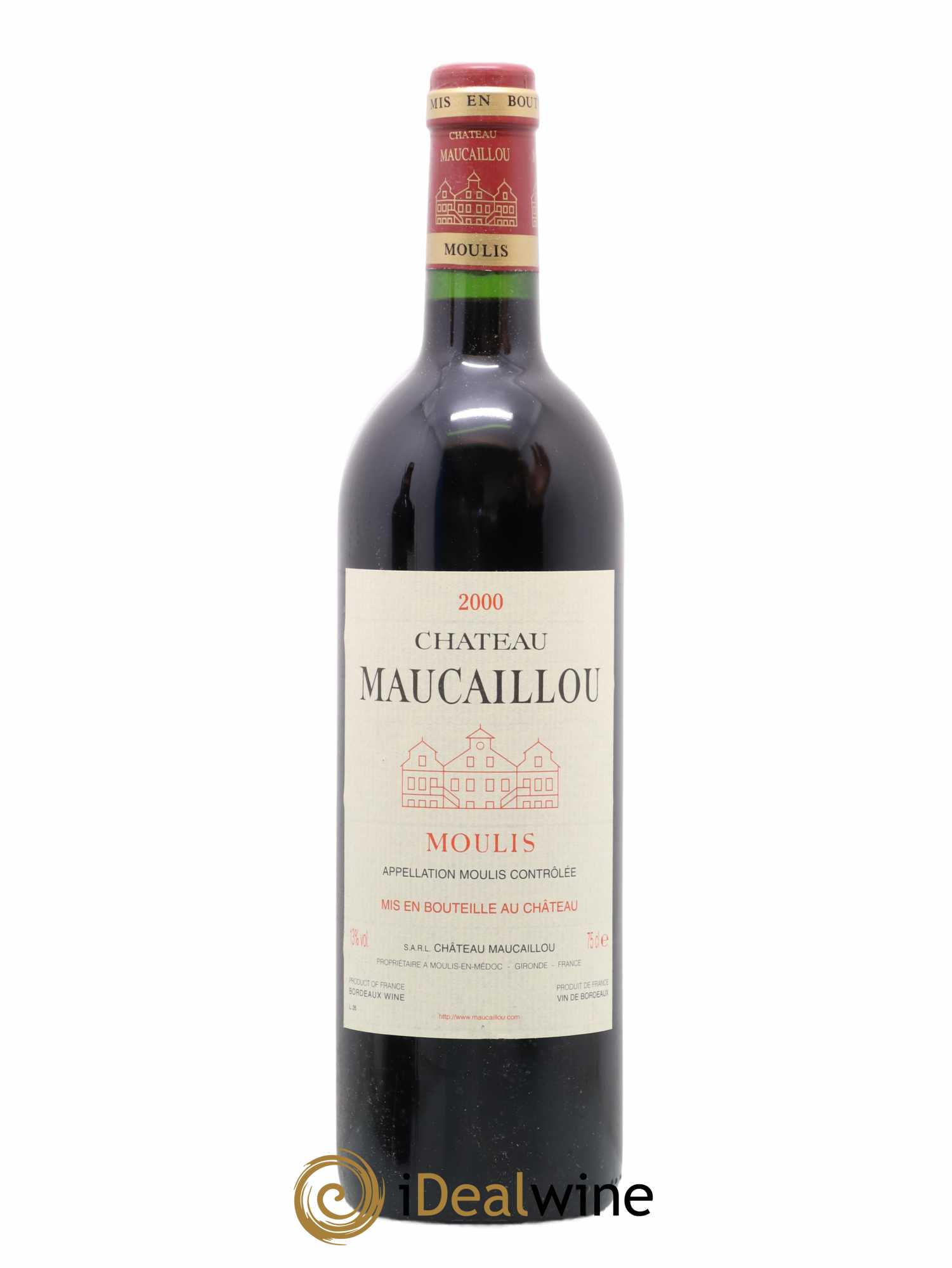 Château Maucaillou 2000 - Lot de 1 bouteille - 0